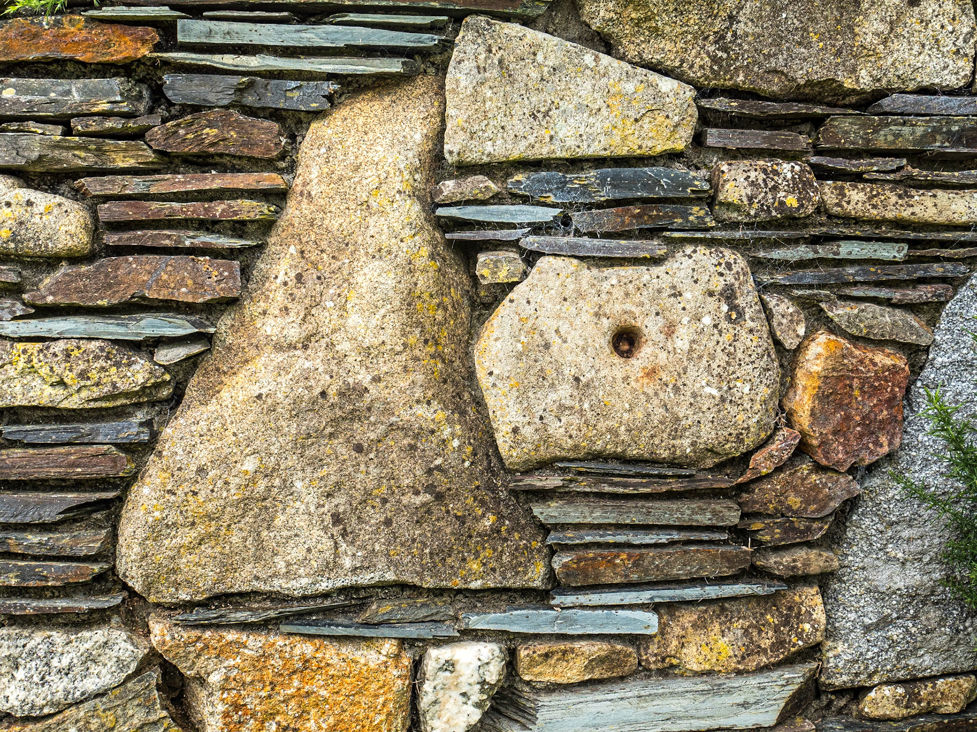 Wall, south of Rathdrum, Co Wicklow, 26 Aug 2020