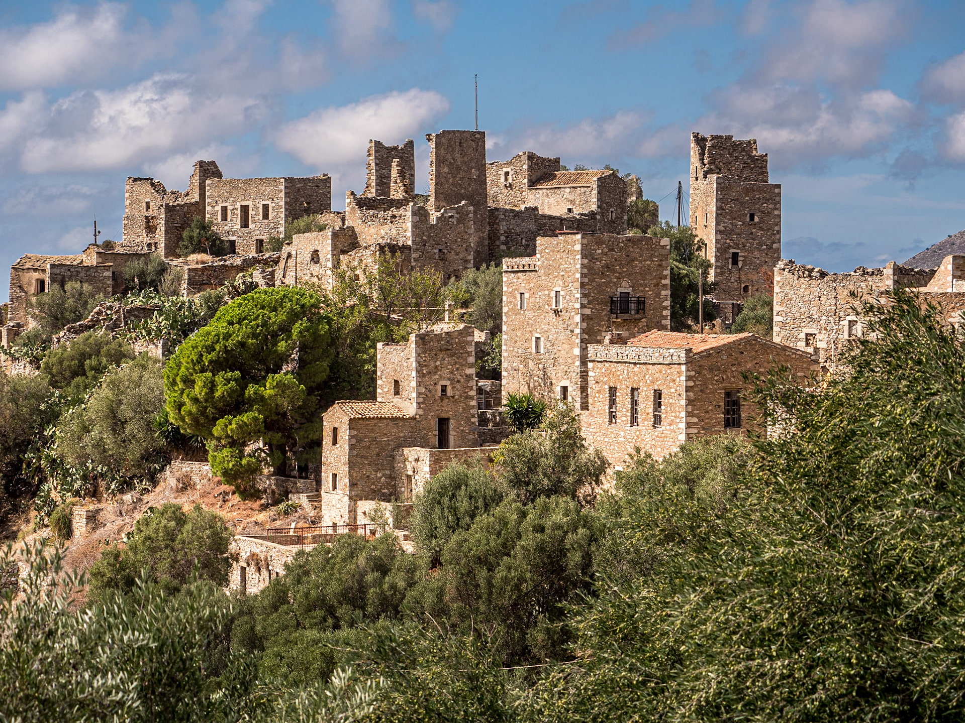 Vathia, Mani Peninsula, Greece, 4 Oct 2024