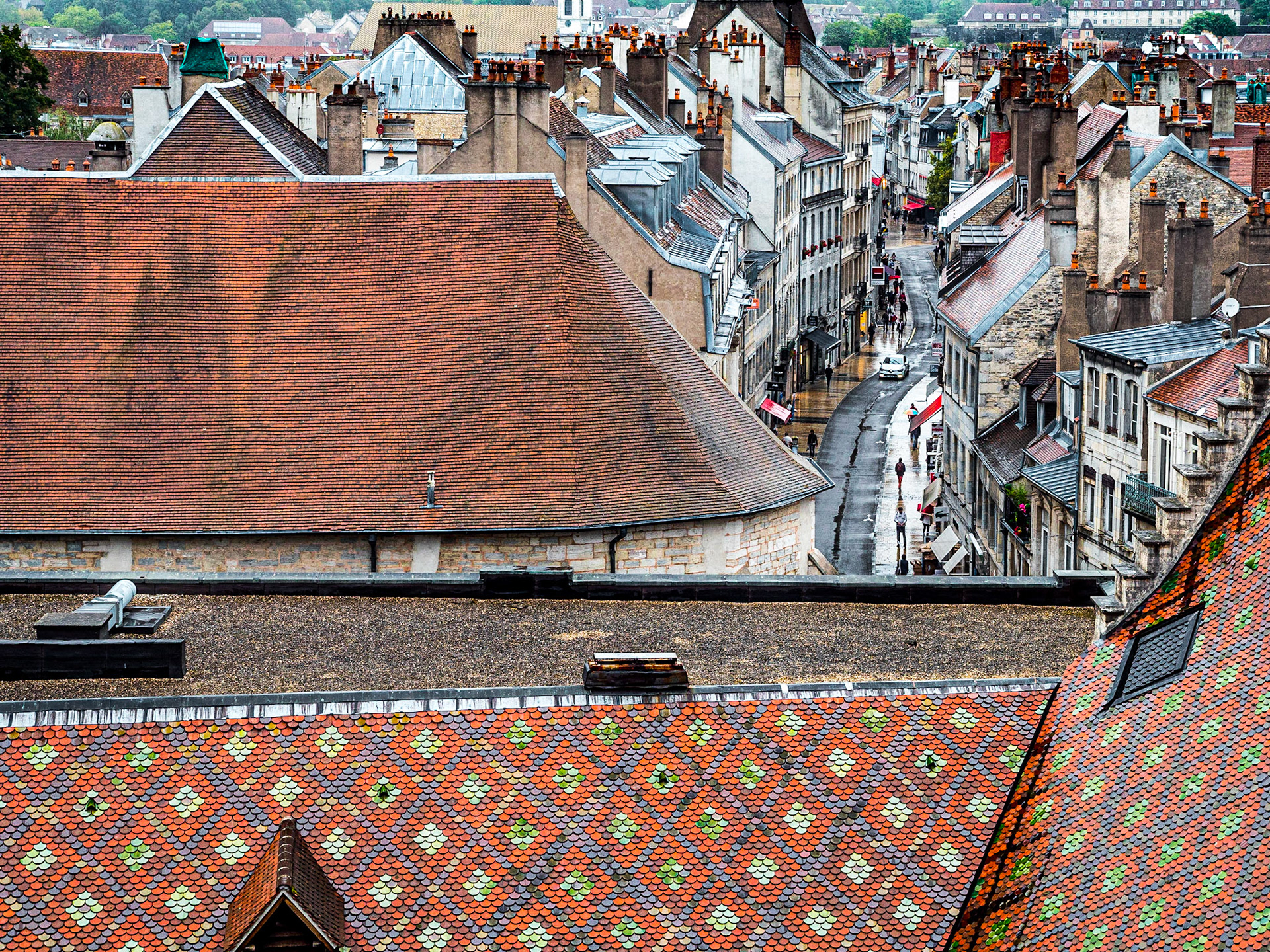 View from the top of the Musée du Temps, Besançon, 24 Sep 2019