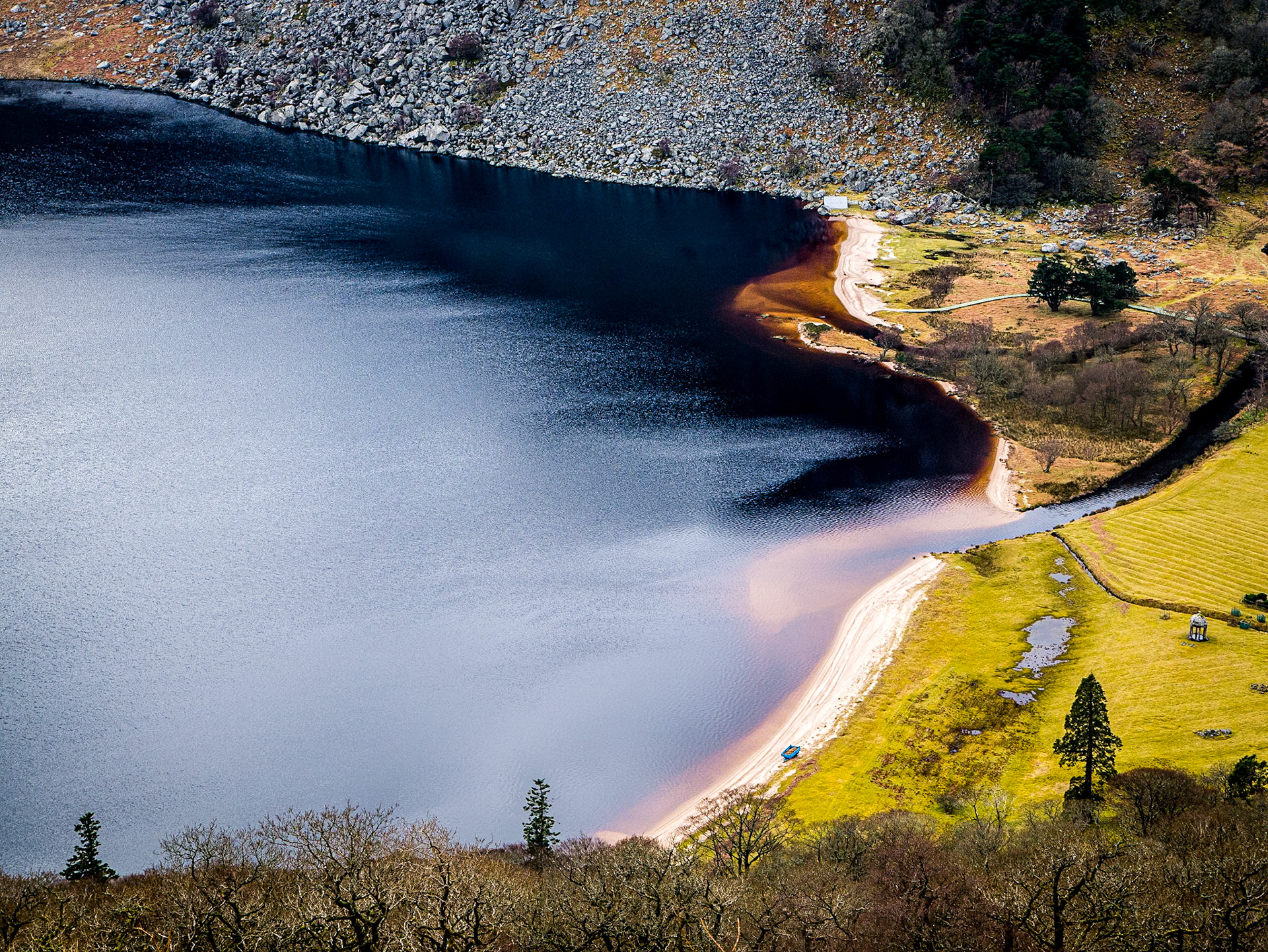 Lough Tay, Co Wicklow, 6 Mar 2016