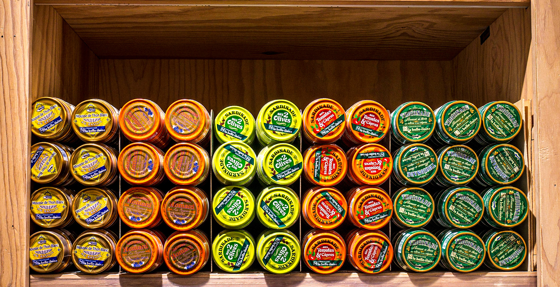 La Belle Iloise shop, Place Saint-Corentin, Quimper, Brittany, 29 Apr 2018