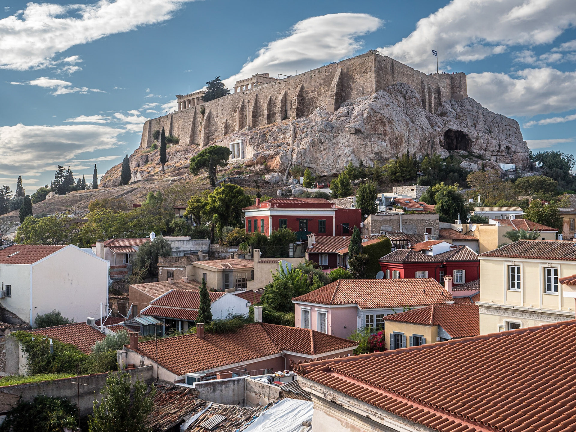 The Acropolis, from Hotel Byron, Athens, 21 Sep 2024