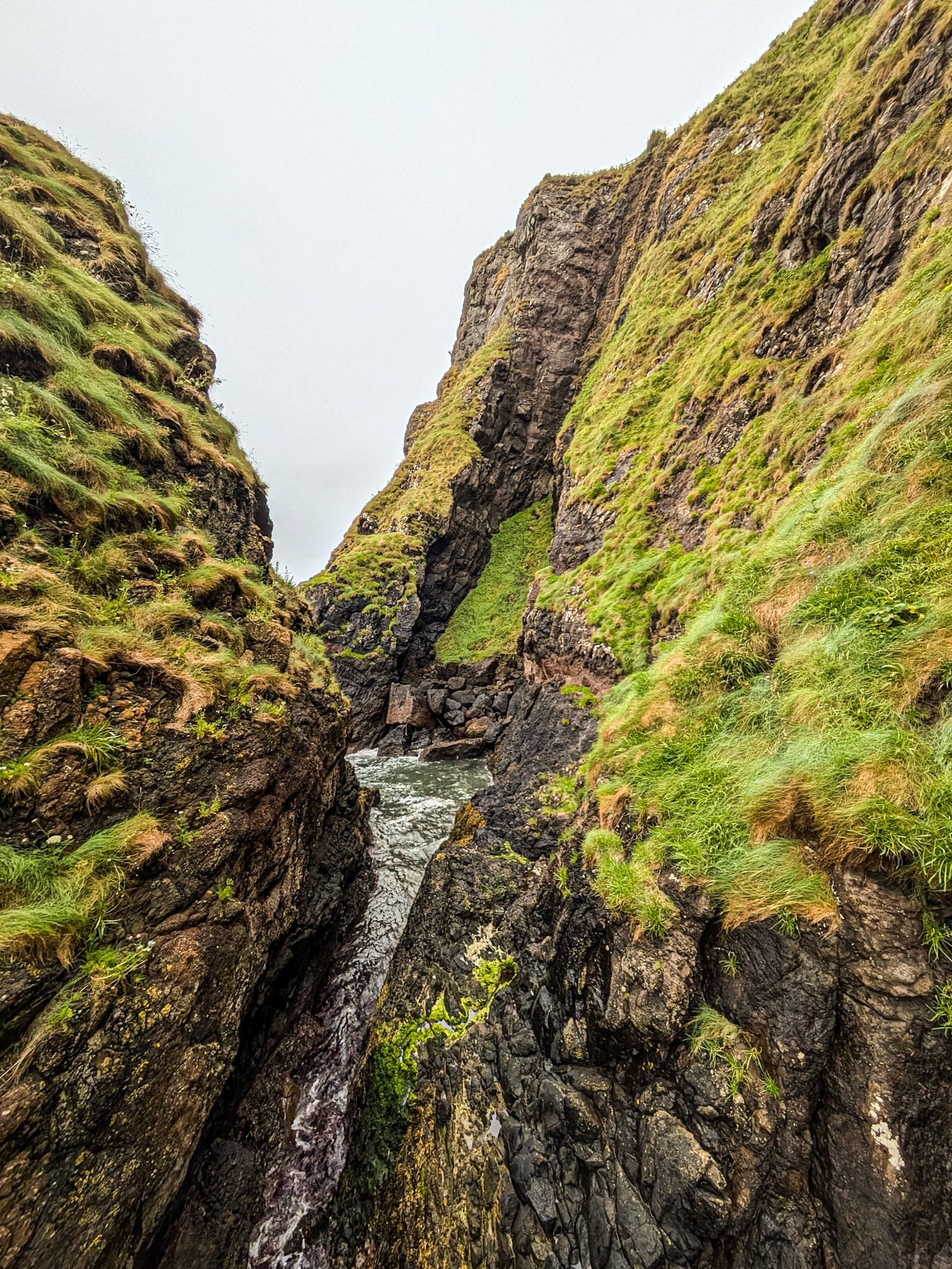 The Gobbins walk, Co Antrim, 10 Jul 2024