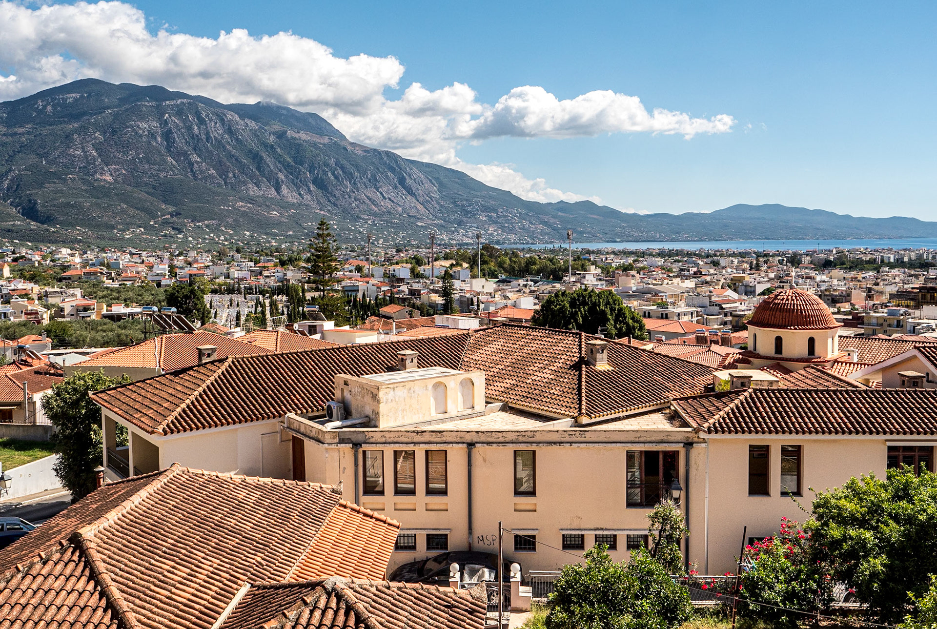 From Kalamata Castle, Greece, 2 Oct 2024
