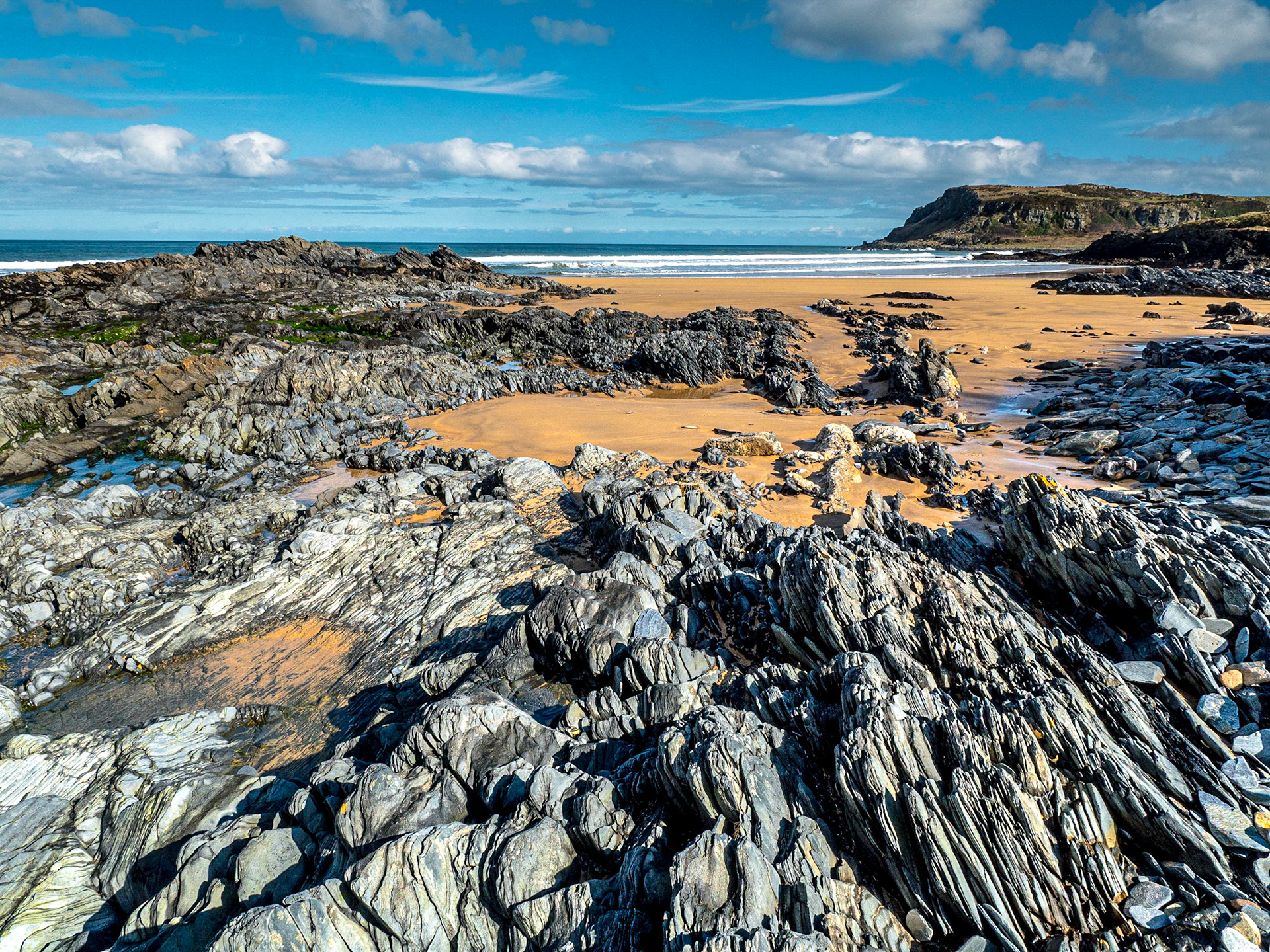Culdaff Beach, Inishowen Peninsula, Co Donegal, 13 Mar 2020