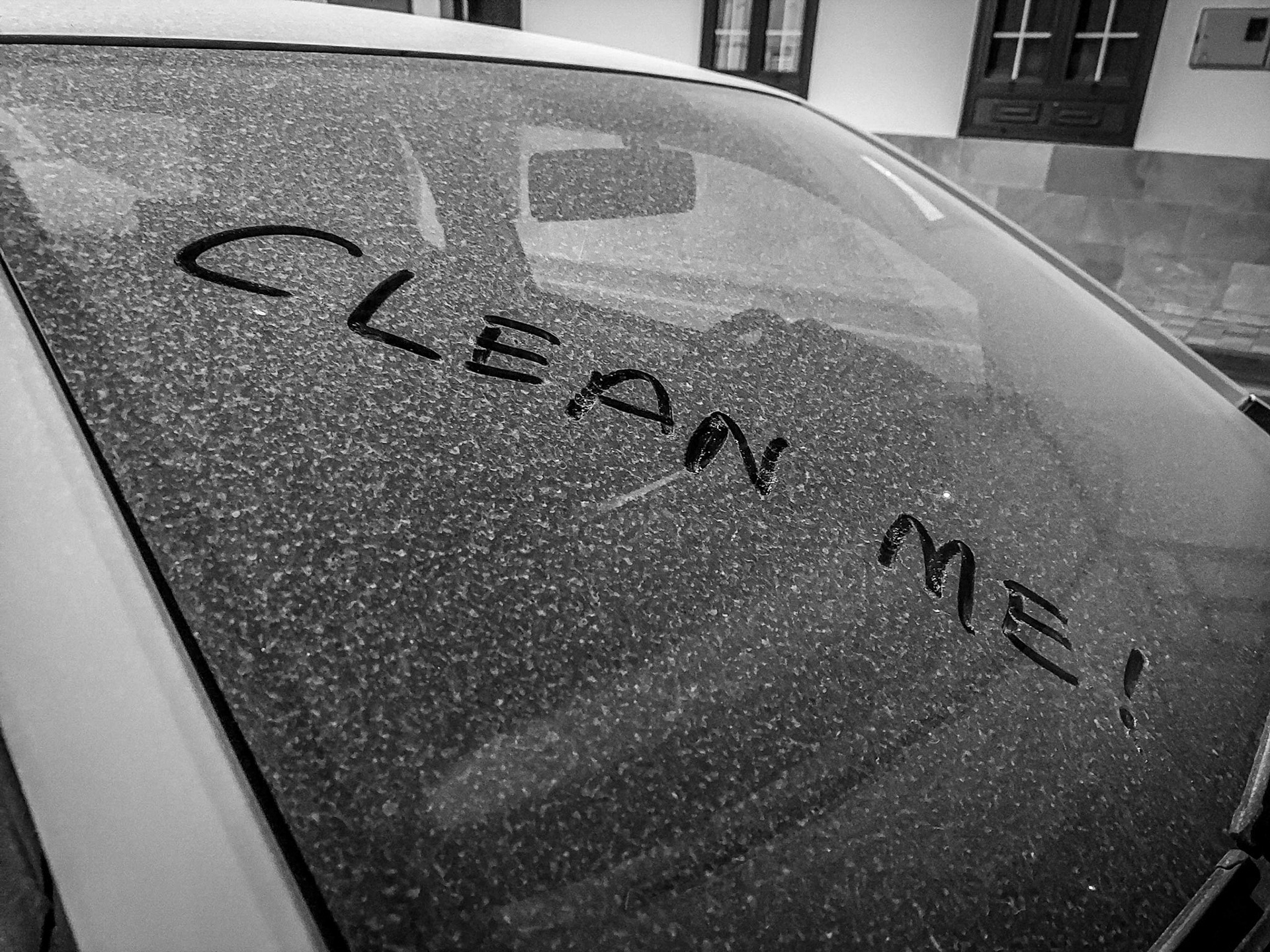 Calima effects, Los Realejos, Tenerife, 30 Jan 2022