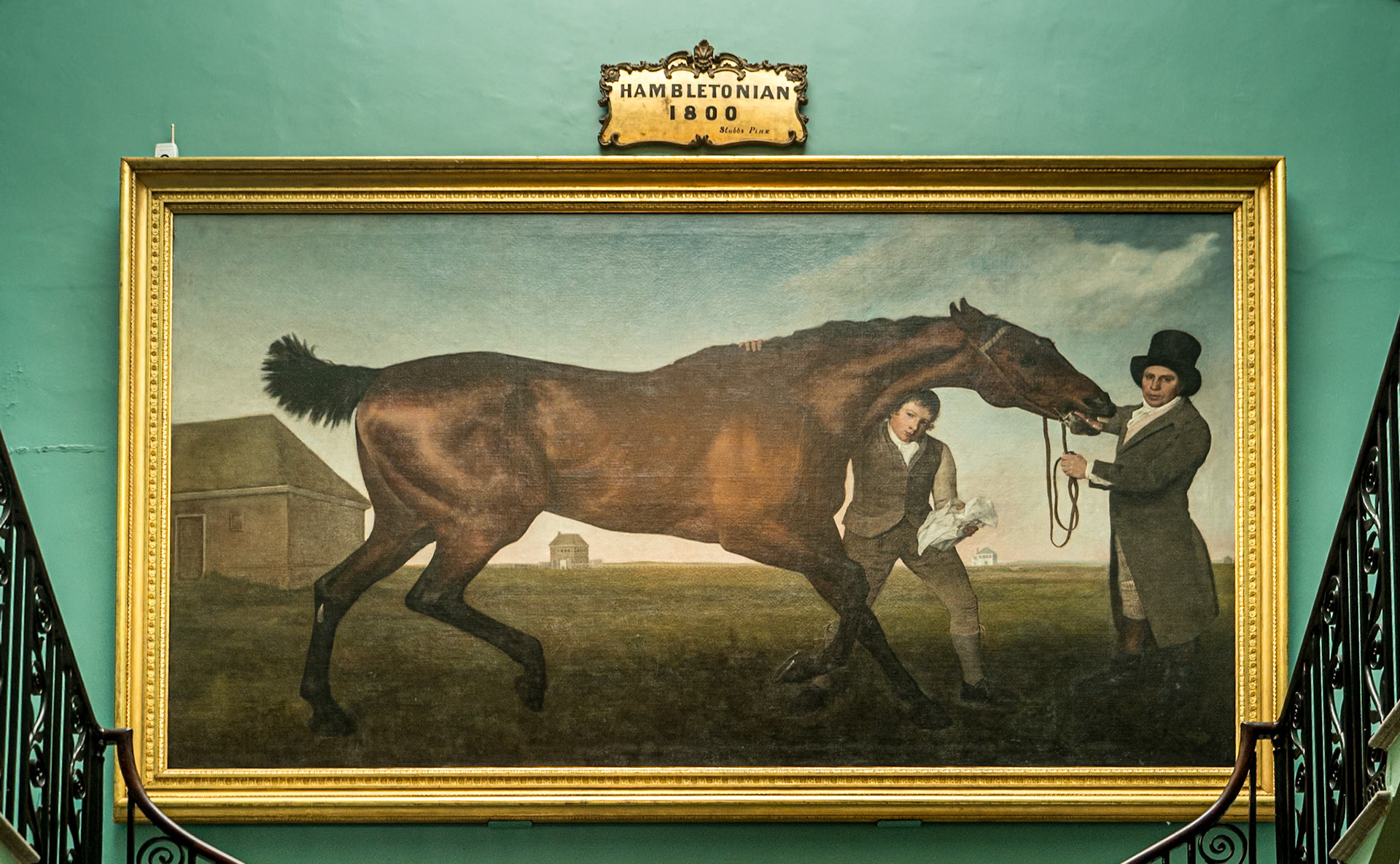 "Hambletonian, Rubbing Down", by George Stubbs, Mount Stewart house, Co Down, 9 Jul 2024