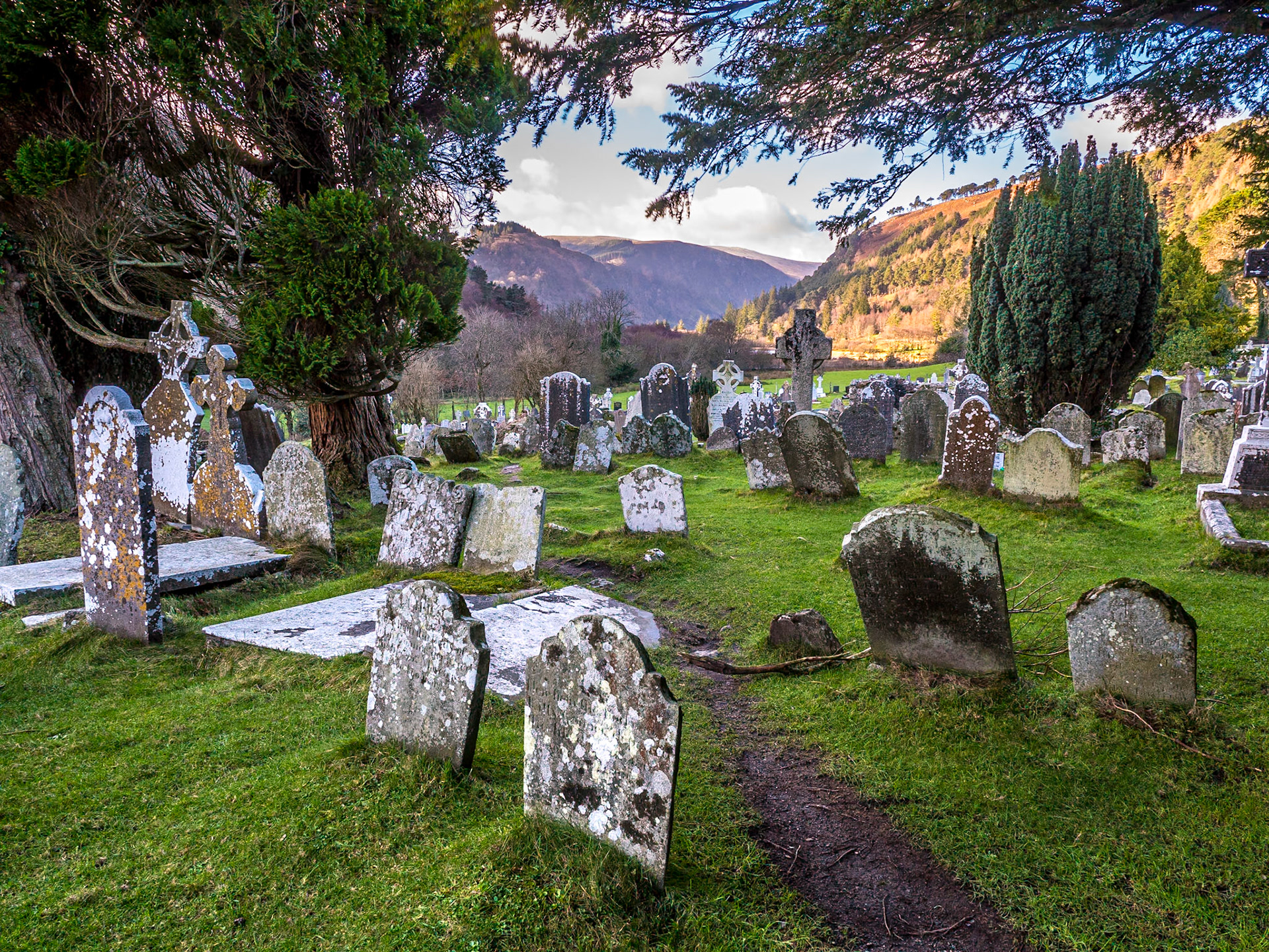 Glendalough graveyard, Co Wicklow, 28 Jan 2019
