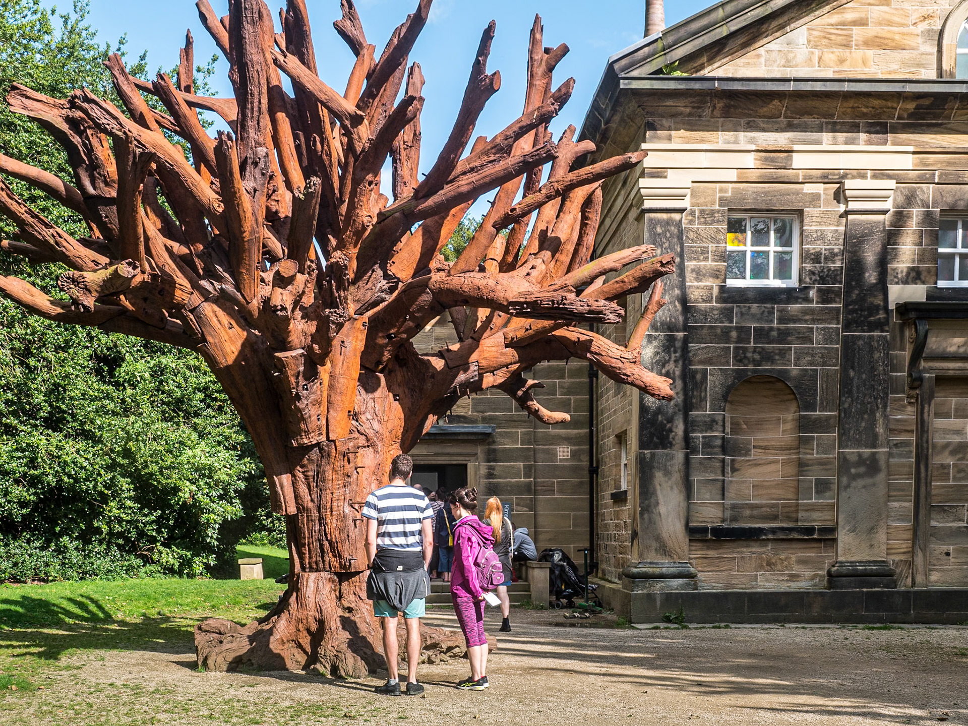 "Iron Tree" by Ai Weiwei, Yorkshire Sculpture Park, 31 Aug 2019
