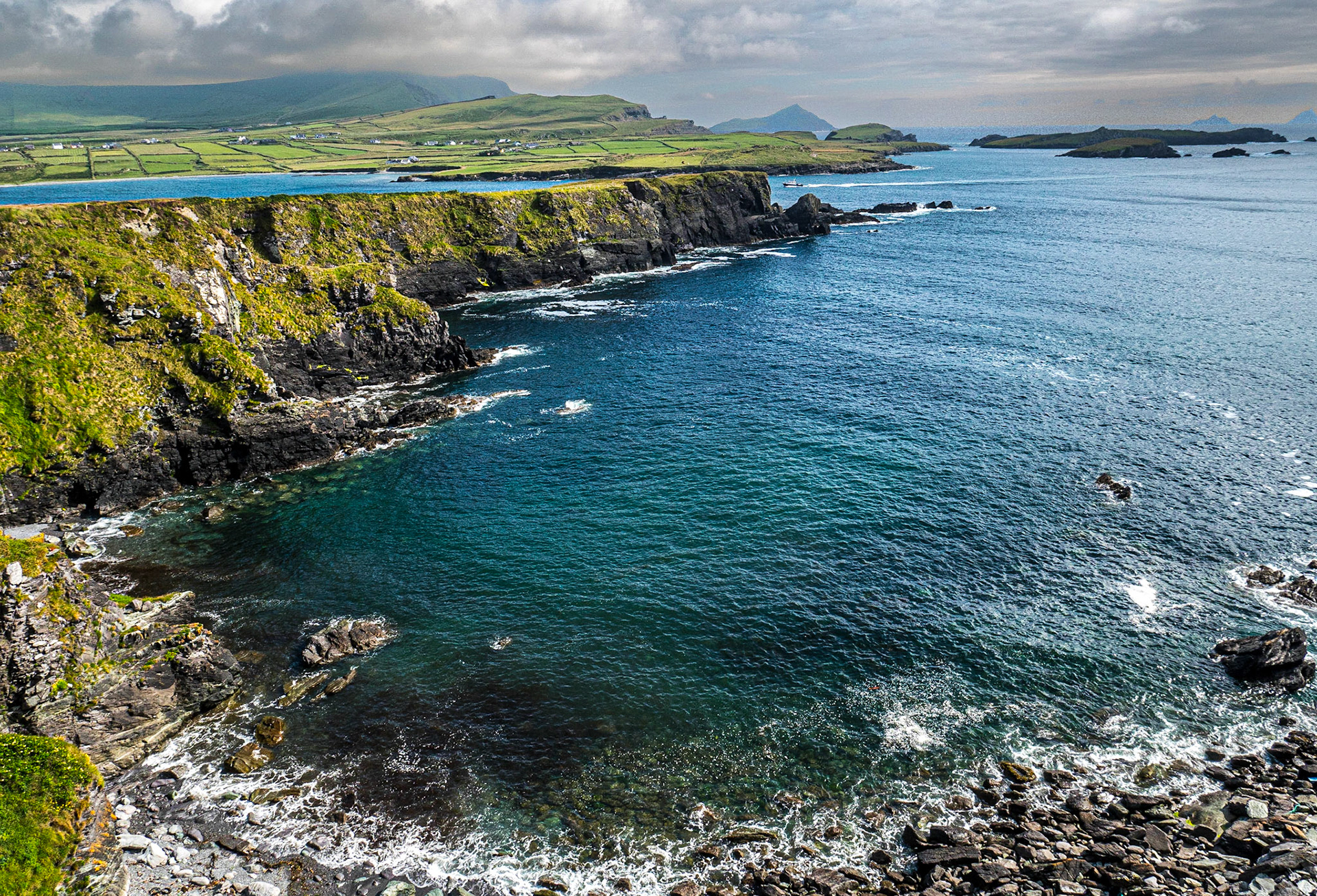 At the Telegraph Field, Valentia Island, 12 Jul 2021