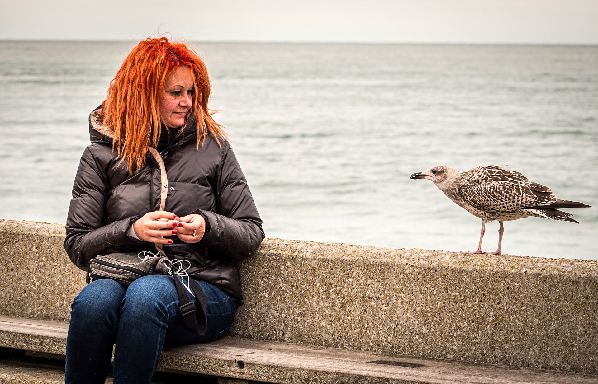 Étretat beach, Normandy, 3 Oct 2019