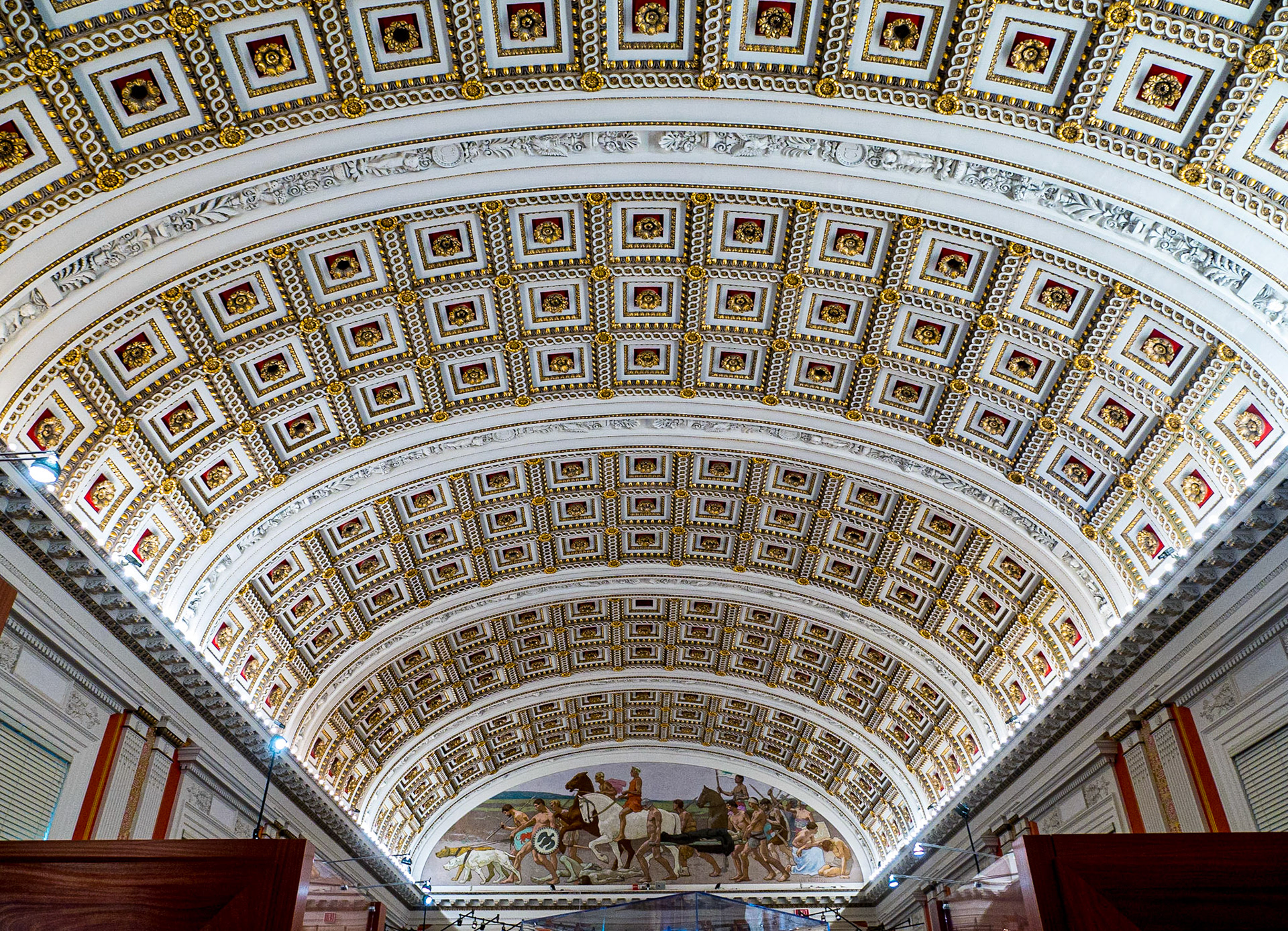 Inside the Library of Congress, Washington DC, 3 Mar 2018