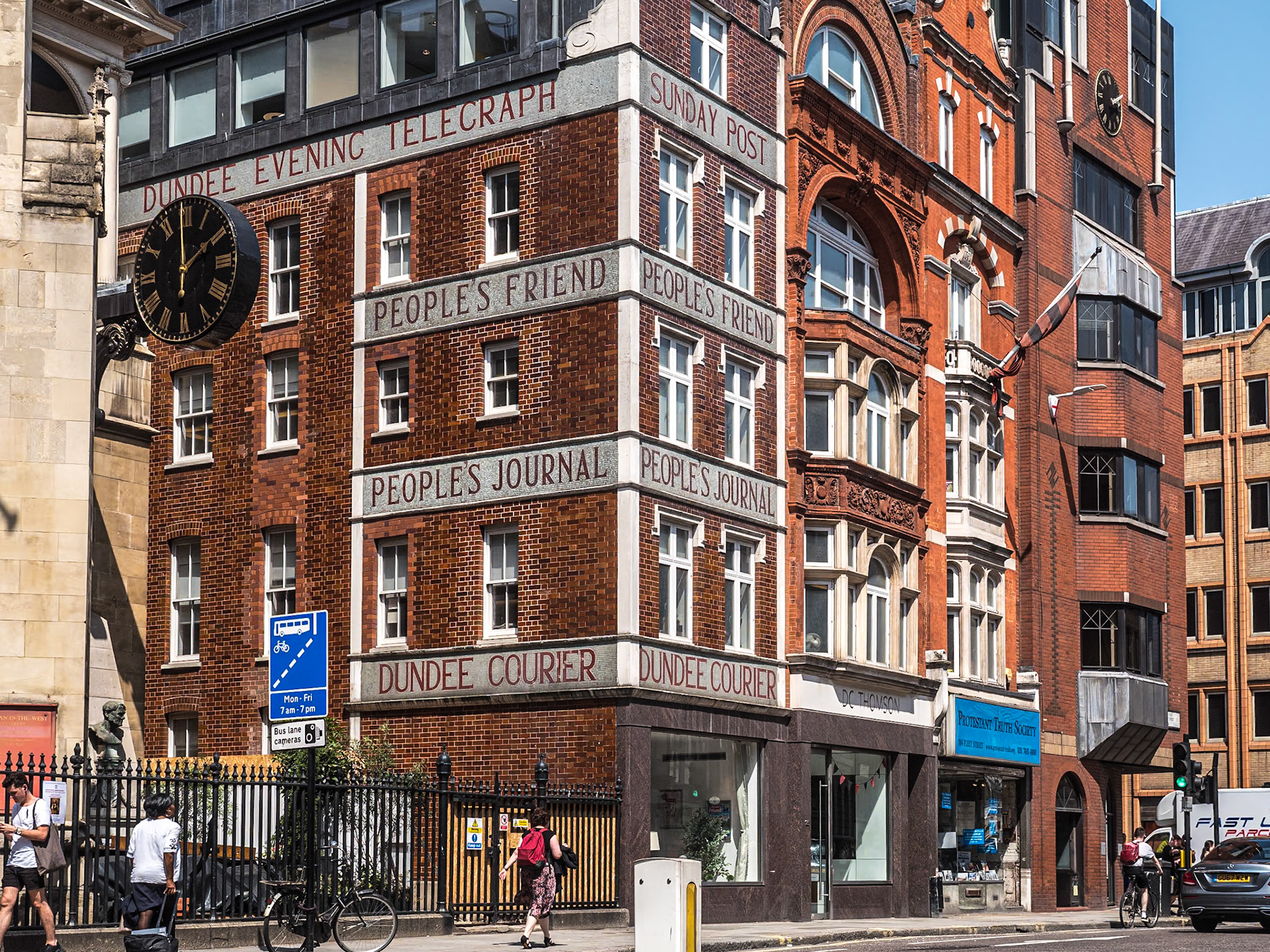 Fleet Street, London, 25 Jul 2019
