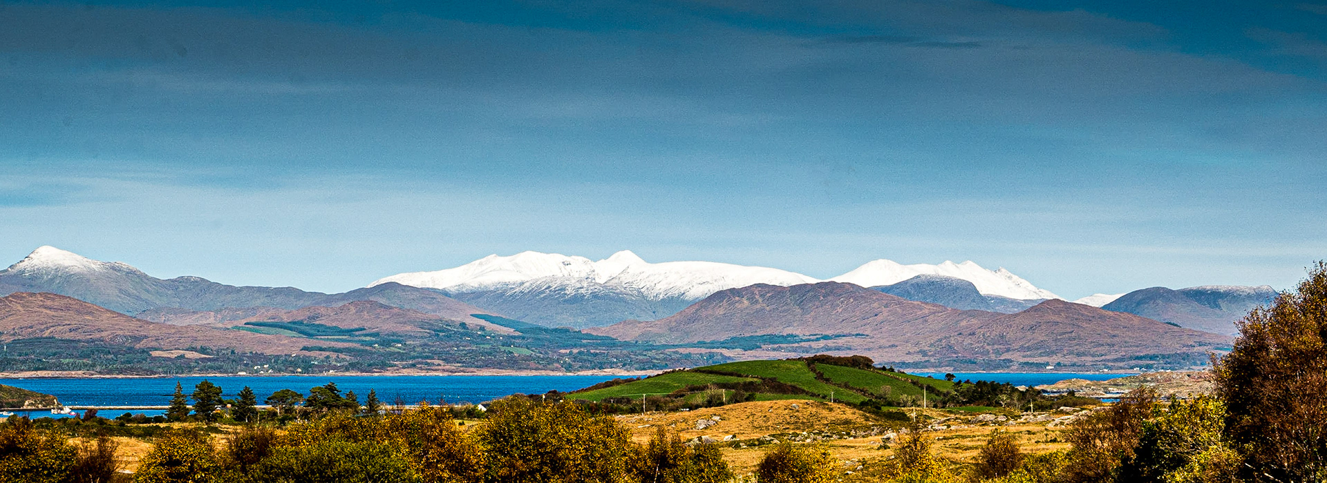Macgillycuddy's Reeks from near Eyeries, Co Cork, 20 Nov 2016