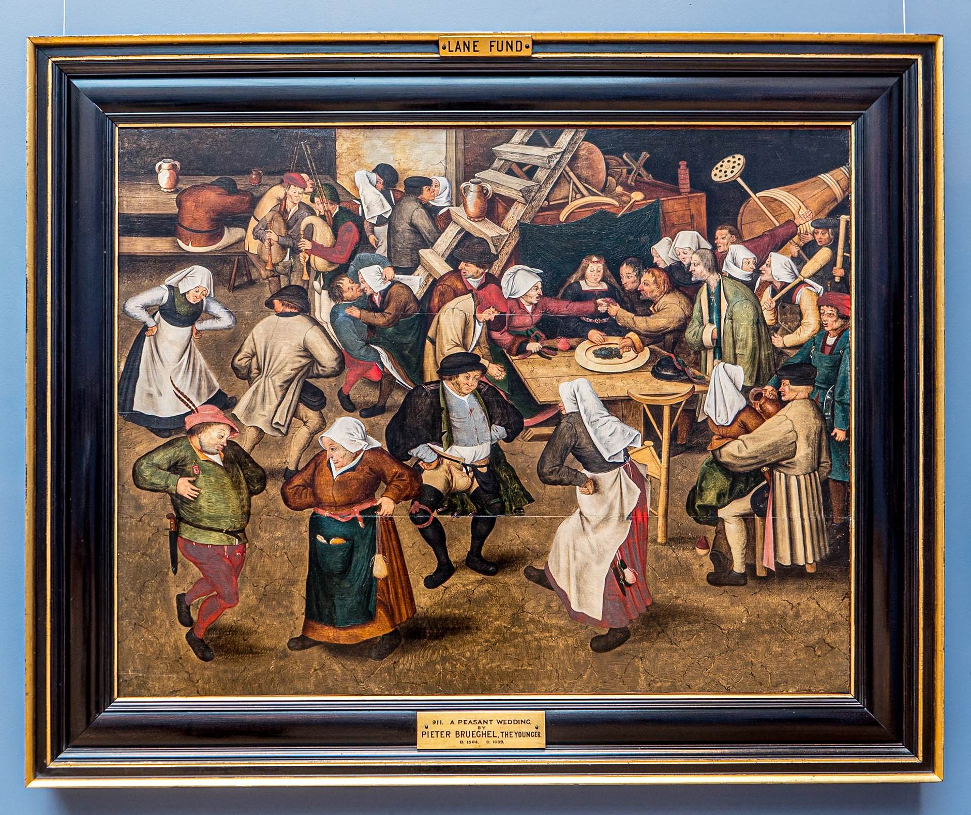 Peasant wedding, by Peter Breughel the Younger, National Gallery, Dublin, 26 May 2023