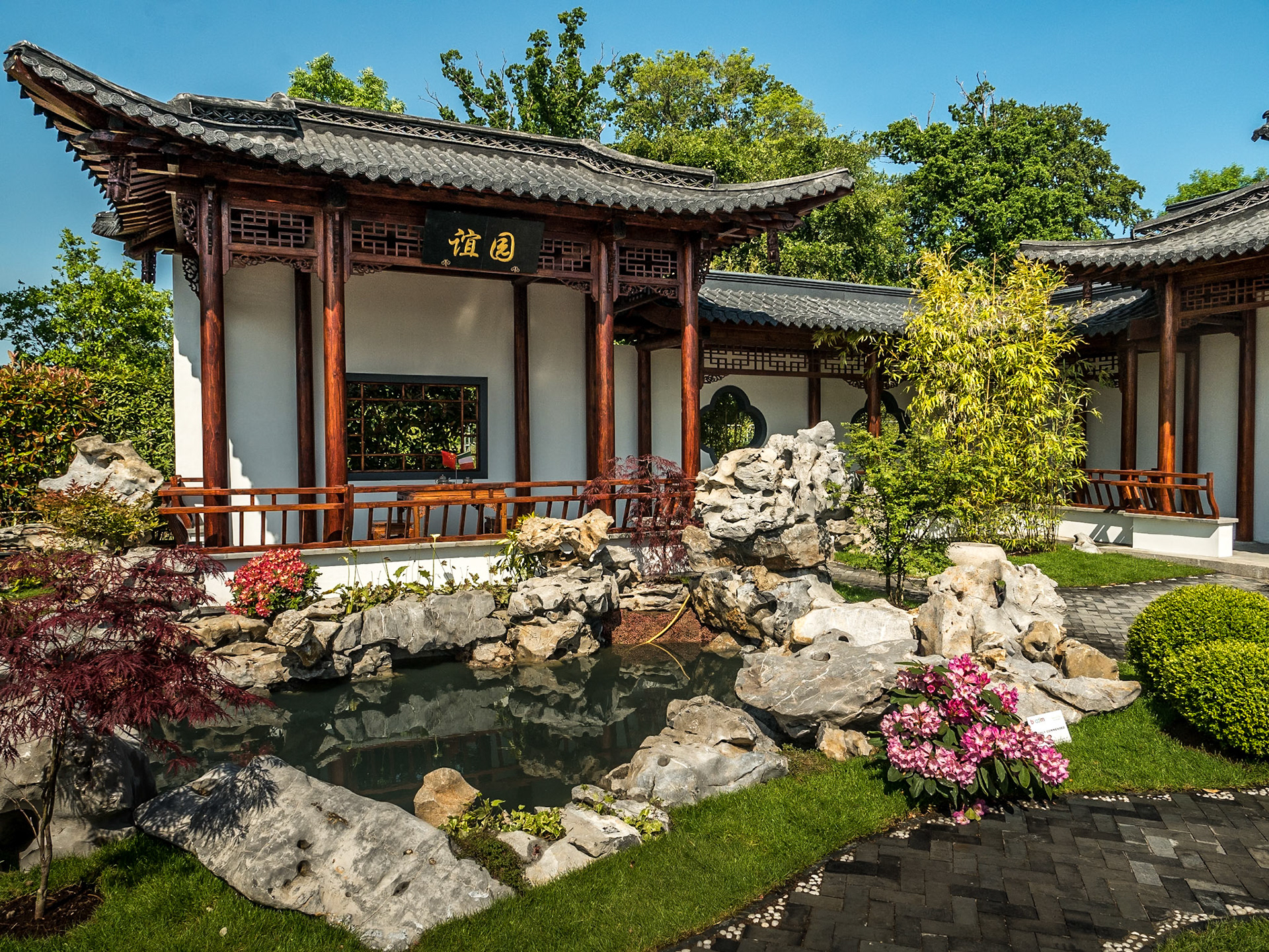 Chinese Yi garden, Bloom in the Park garden festival, Dublin, 3 Jun 2016