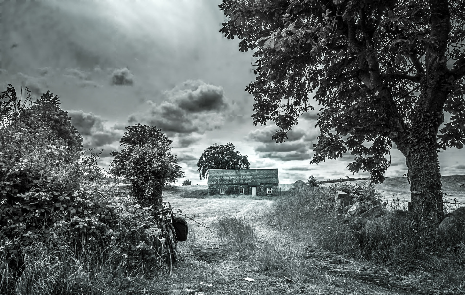 At junction of Captains Road and Carrickasticken Road, near Forkhill, Co Down, 6 Apr 2019