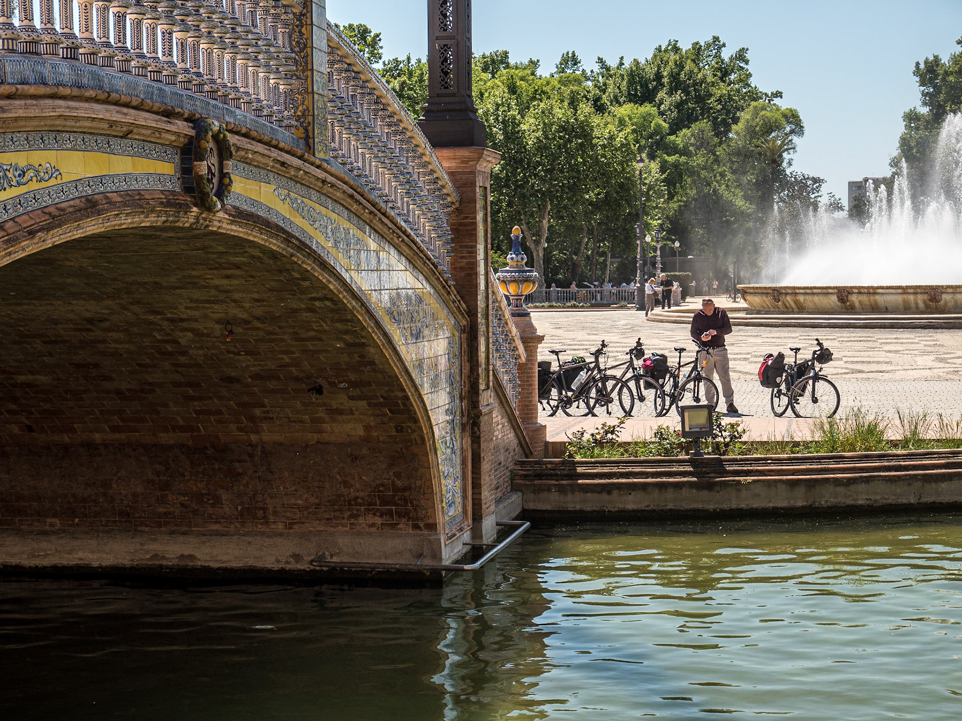 Mark at Plaza de España, Seville, 18 Apr 2022