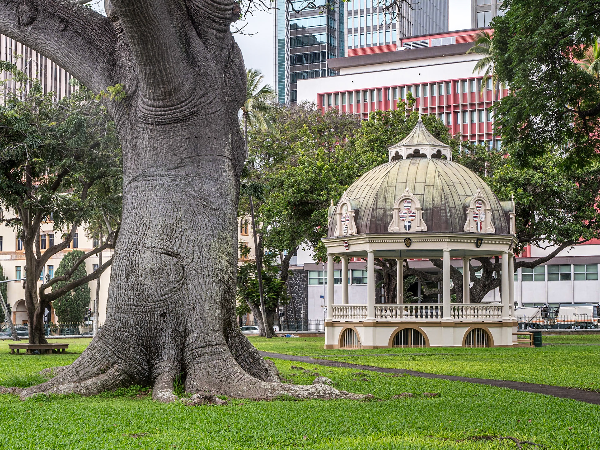 The Coronation Pavilion, Iolani Palace, Honolulu, 30 Jan 2024