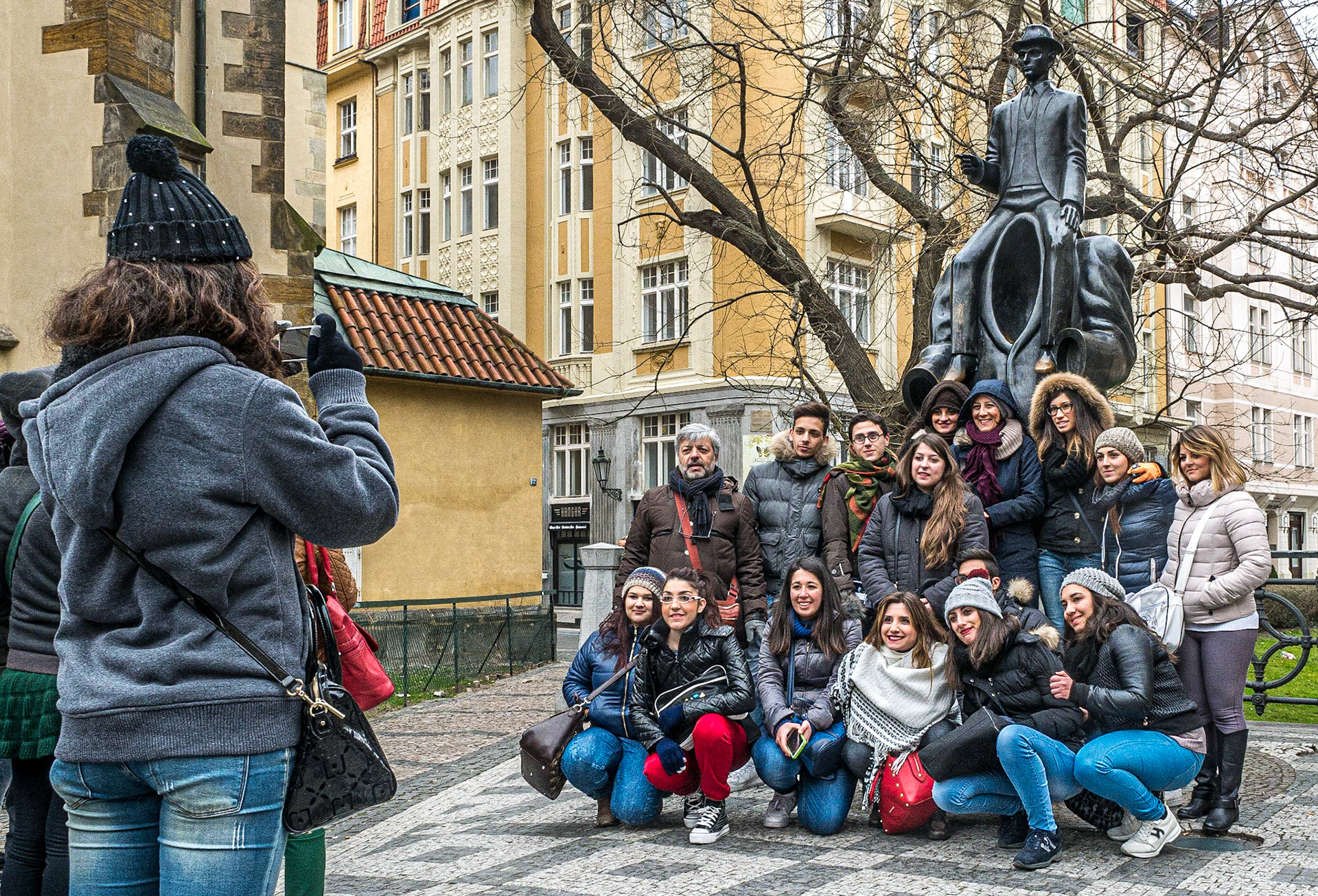 Franz Kafka Monument, Prague, 22 Mar 2015