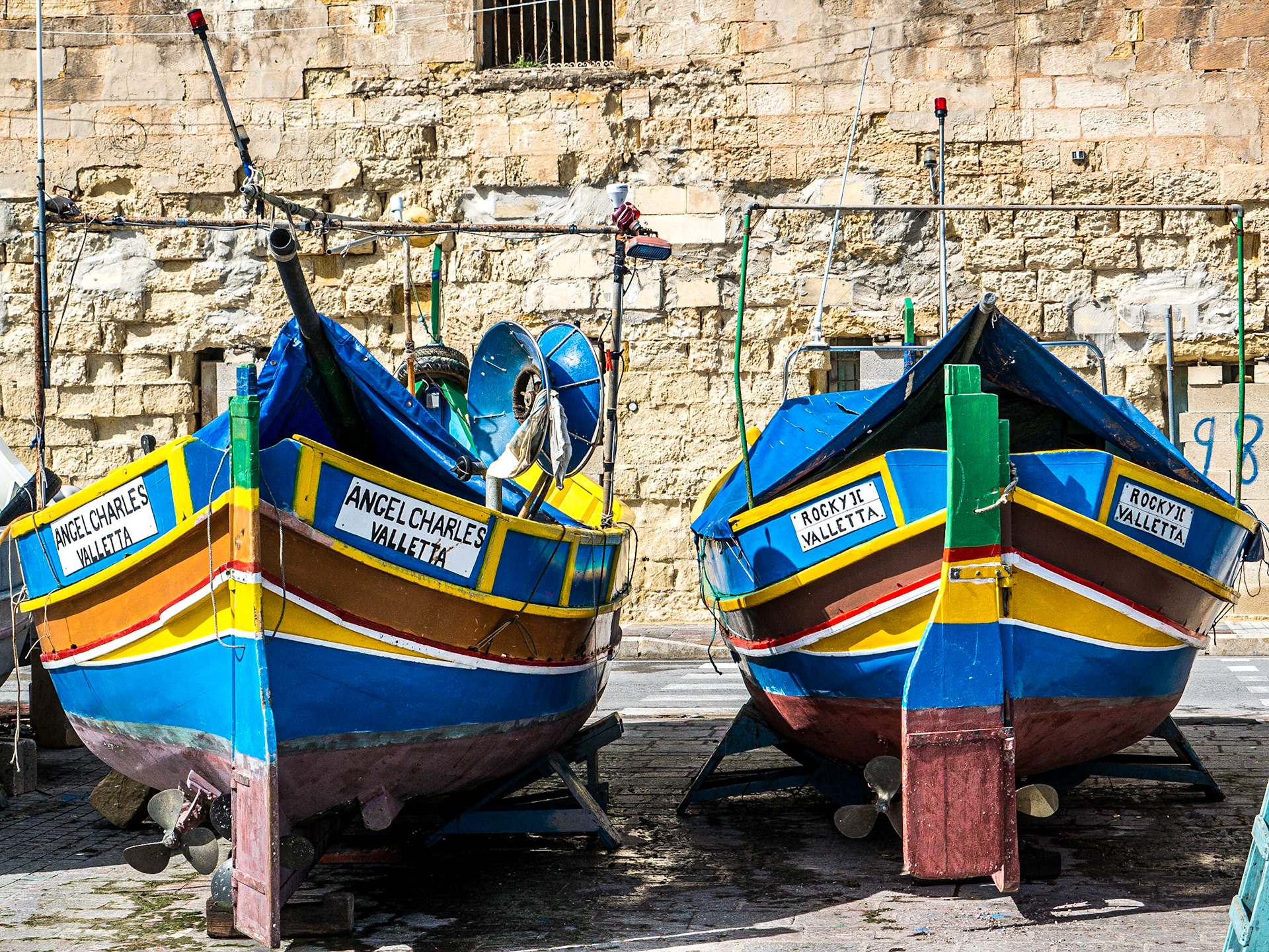 Marsaxlokk harbour, Malta, 24 Feb 2015