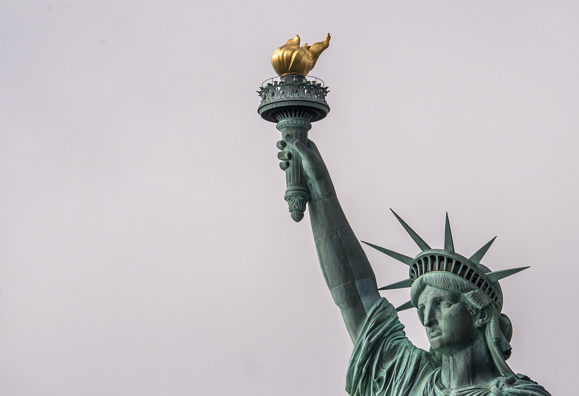 Statue of Liberty, from boat to Liberty Island, 18 Nov 2015