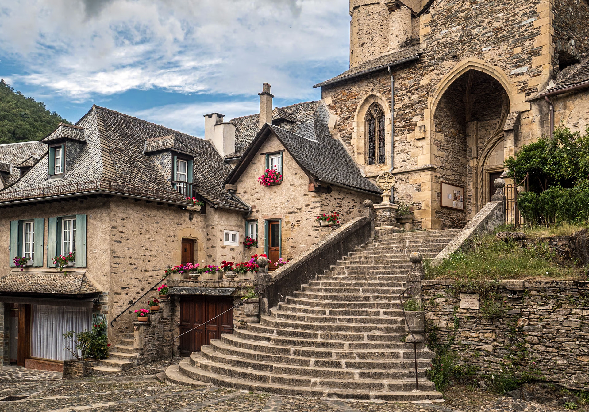 Estaing, France, 25 Jul 2021