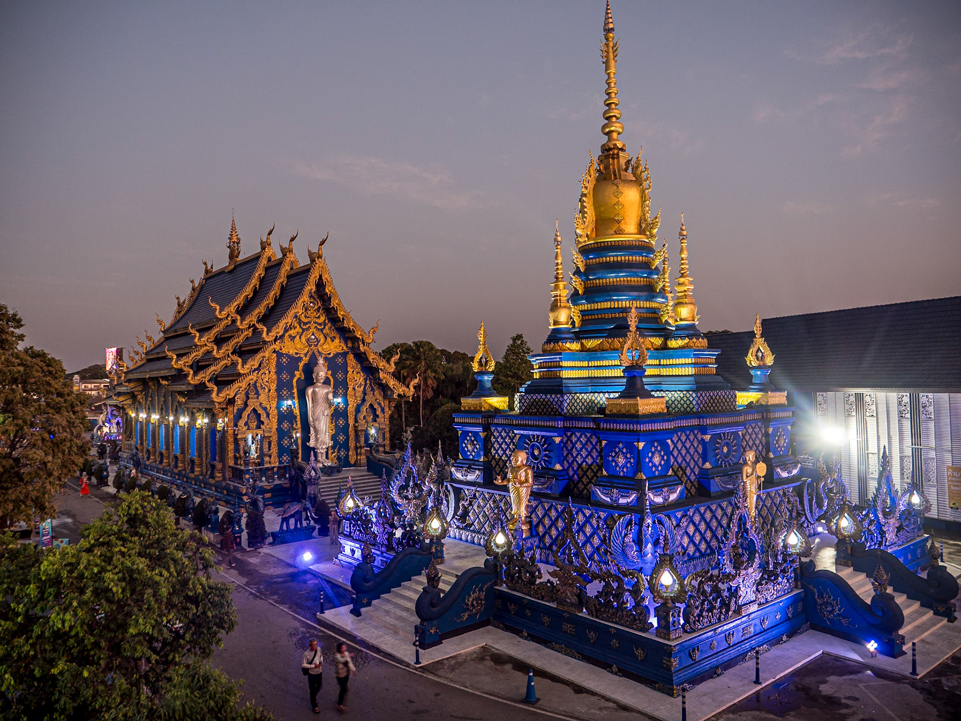 Rong Suea Ten Temple (Blue Temple), Chiang Rai, 13 Feb 2026