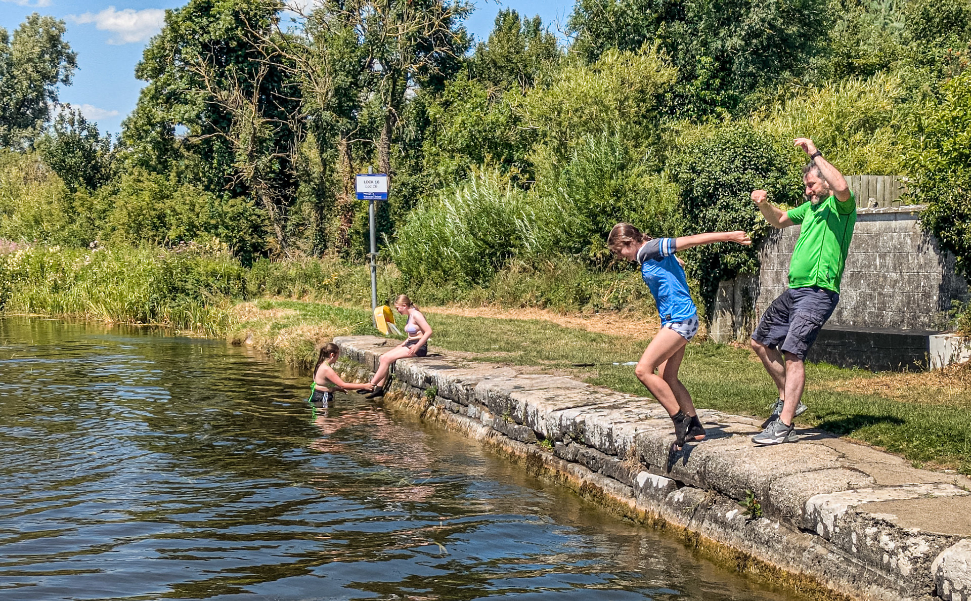 The Grand Canal at Digby Bridge, Co Kildare, 12 Jul 2025