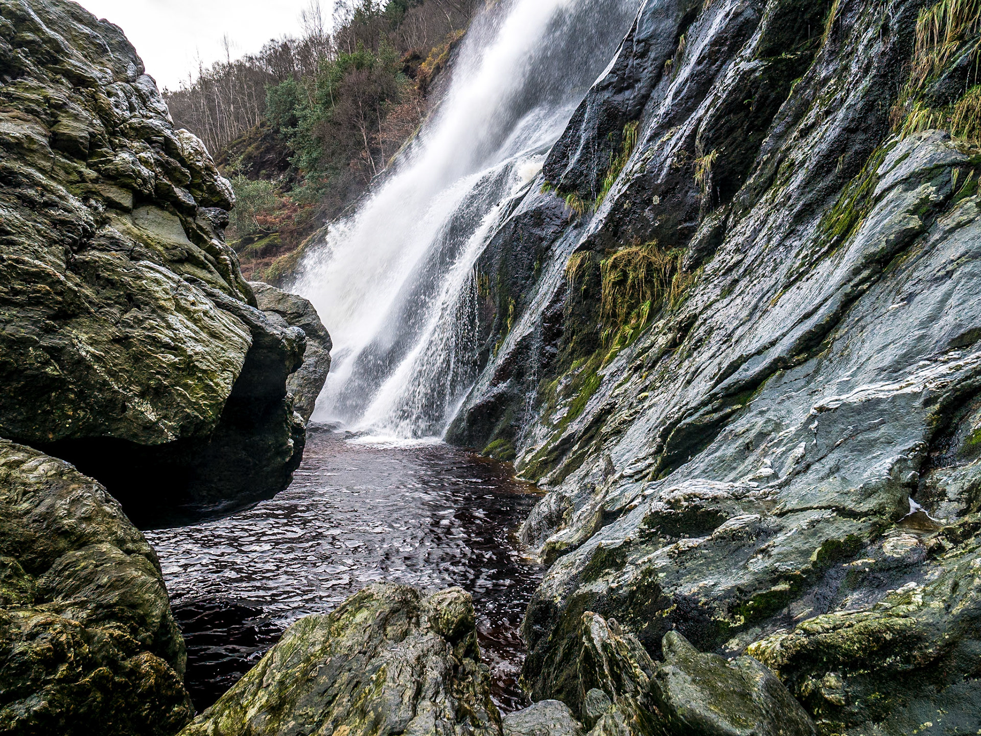 Powerscourt waterfall, 26 Dec 2015