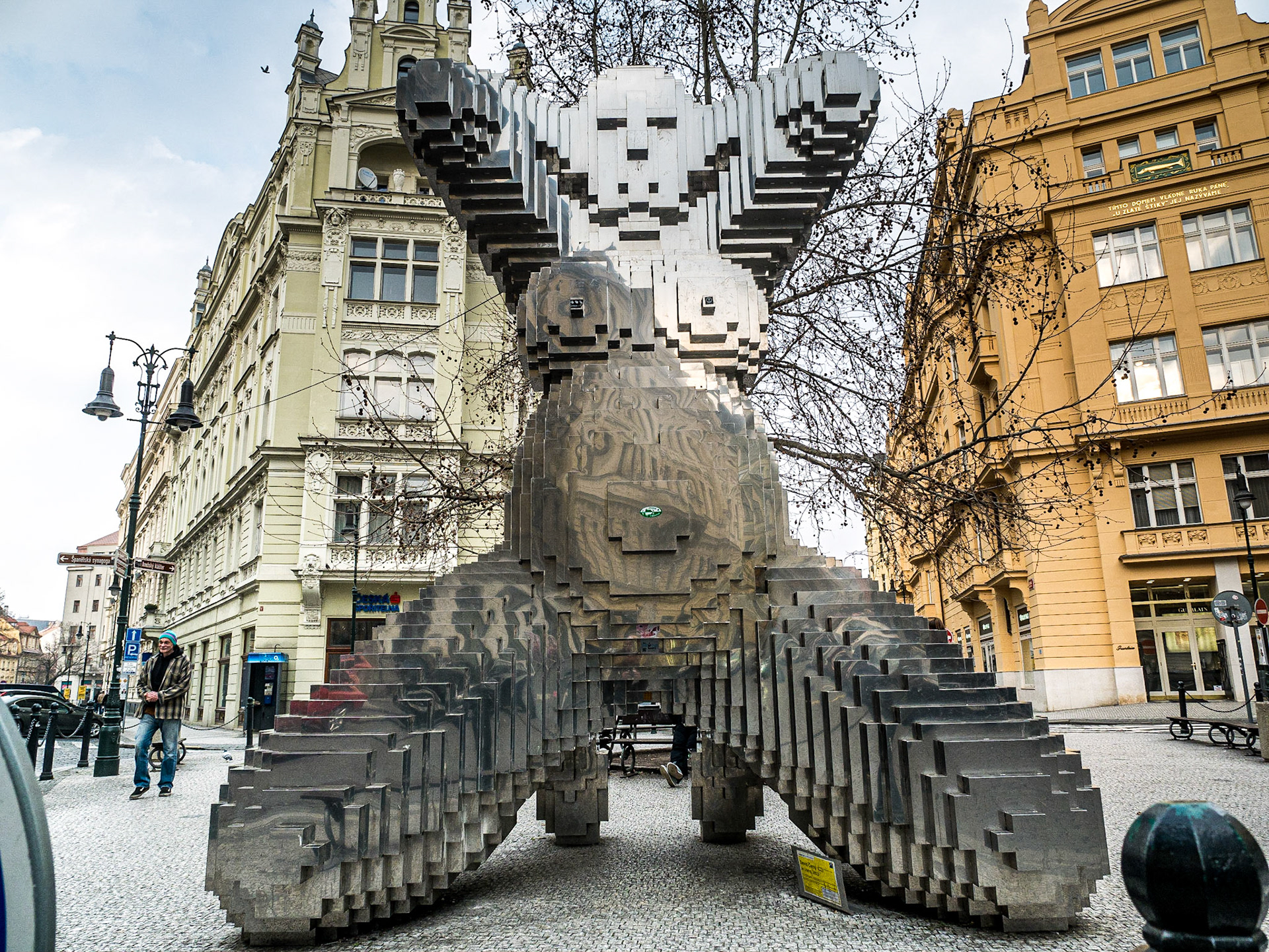 In Utero, by David Cerný, Dlouhá street, Prague, 21 Mar 2015