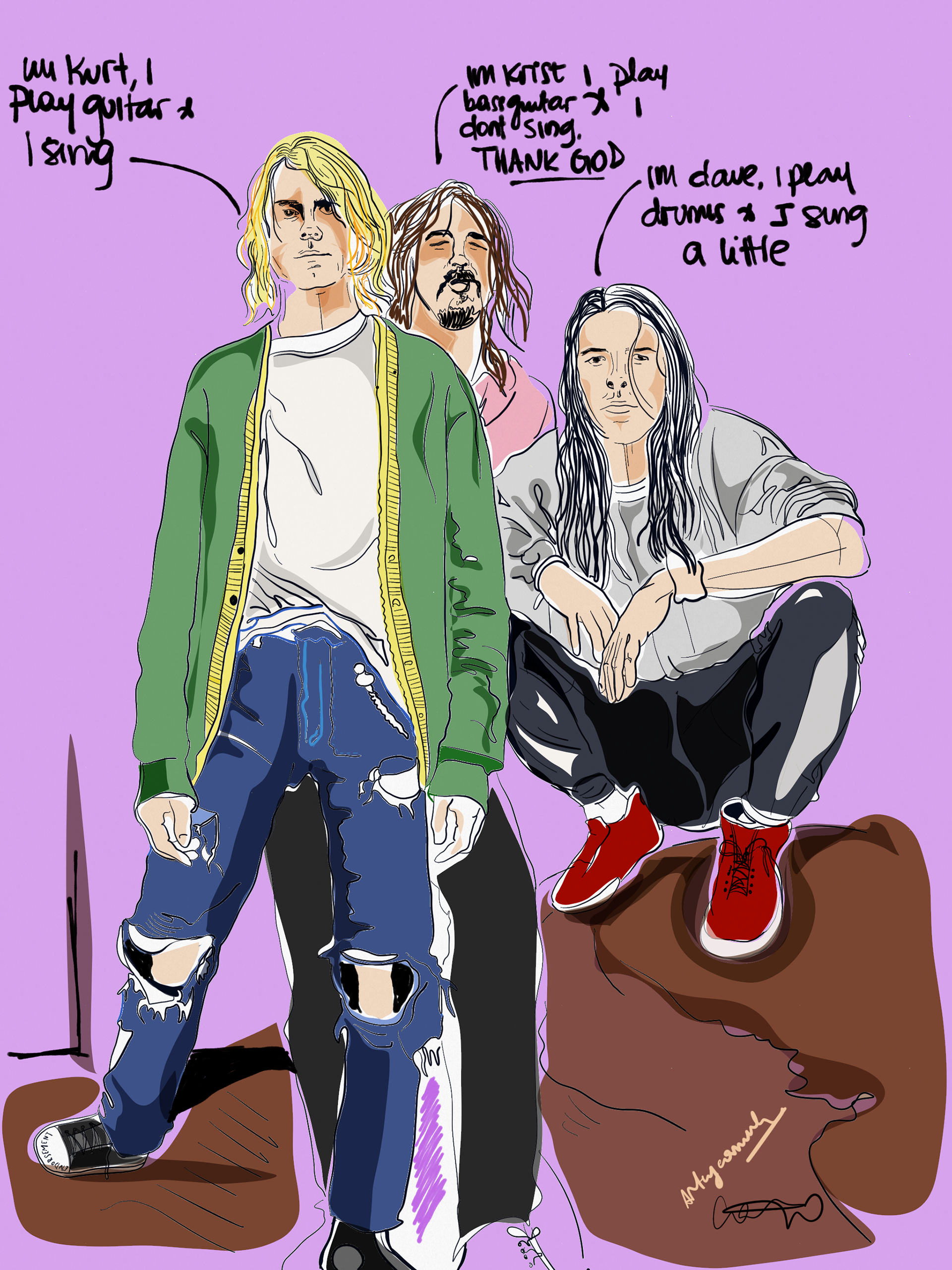 Nirvana (entrevista Lollapalooza 1992)