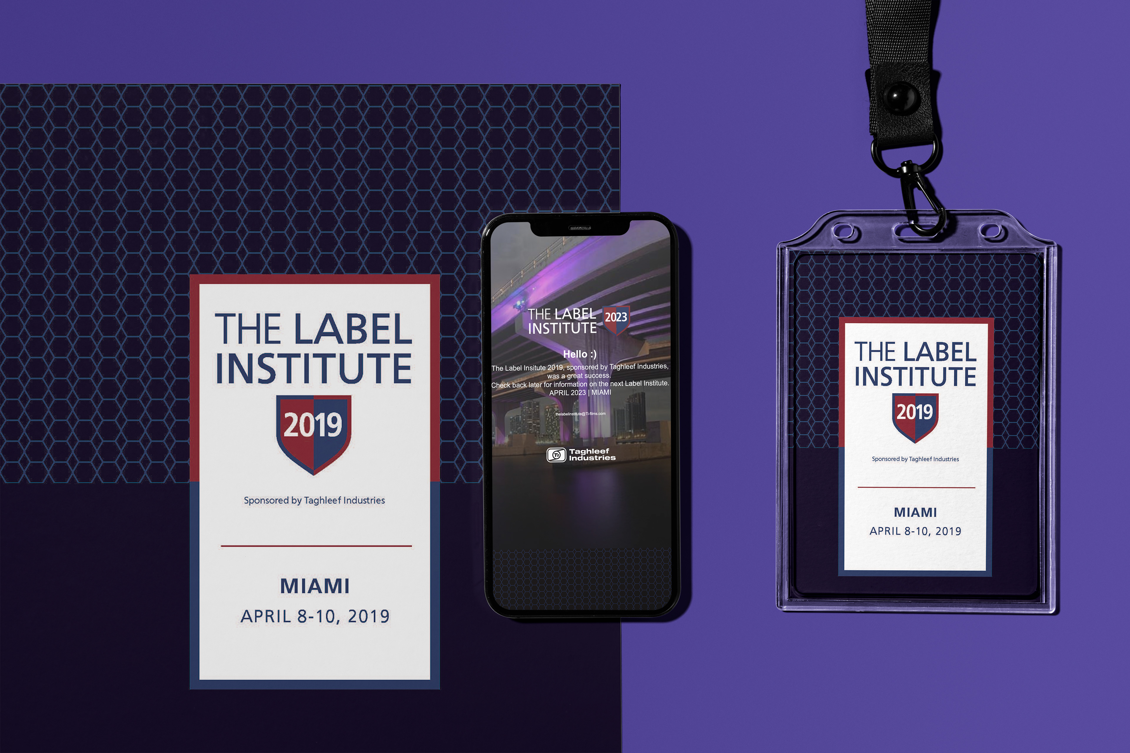 Label Institute Program, Responsive Website + Collateral