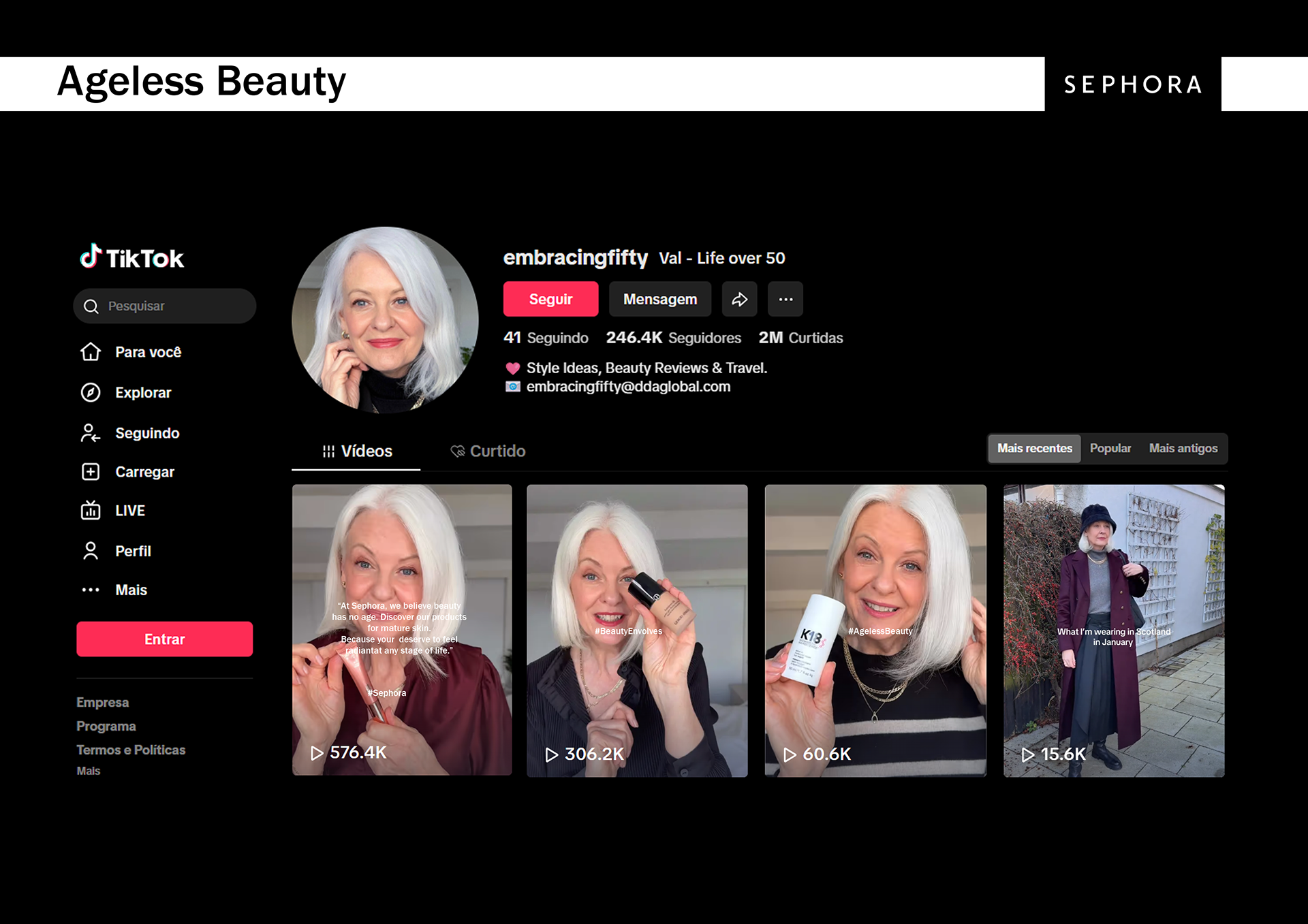 TikTok Influencer Strategy to engage a broader audience through makeup tips and personal experiences.