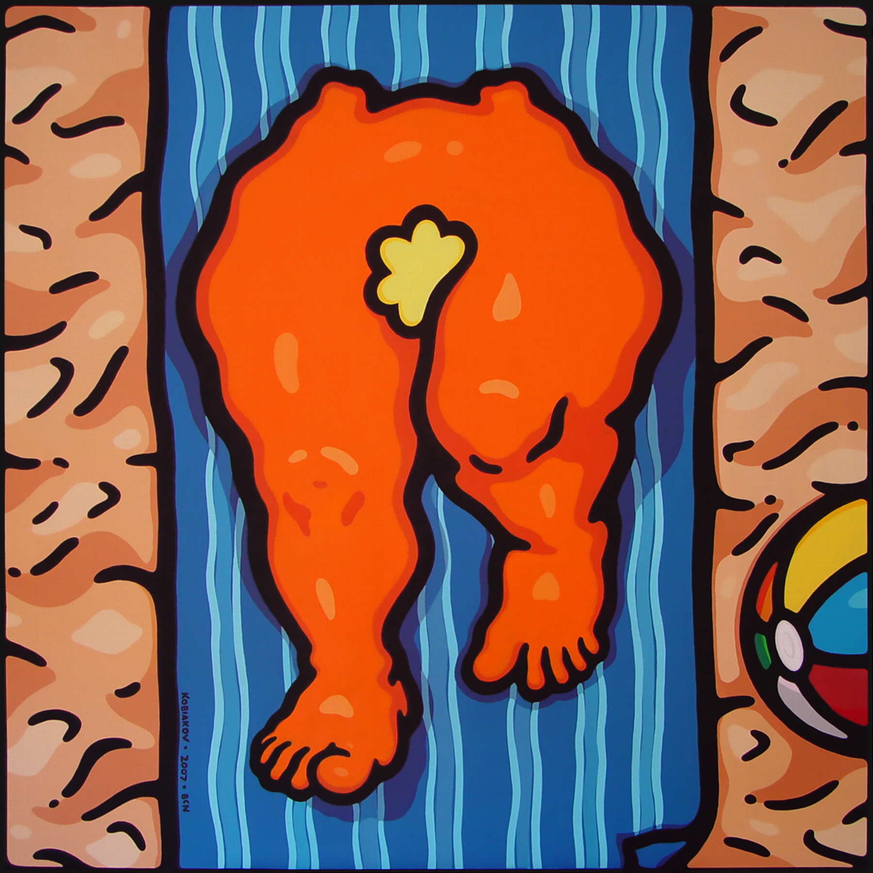 Bronceado, 100 x 100 cm