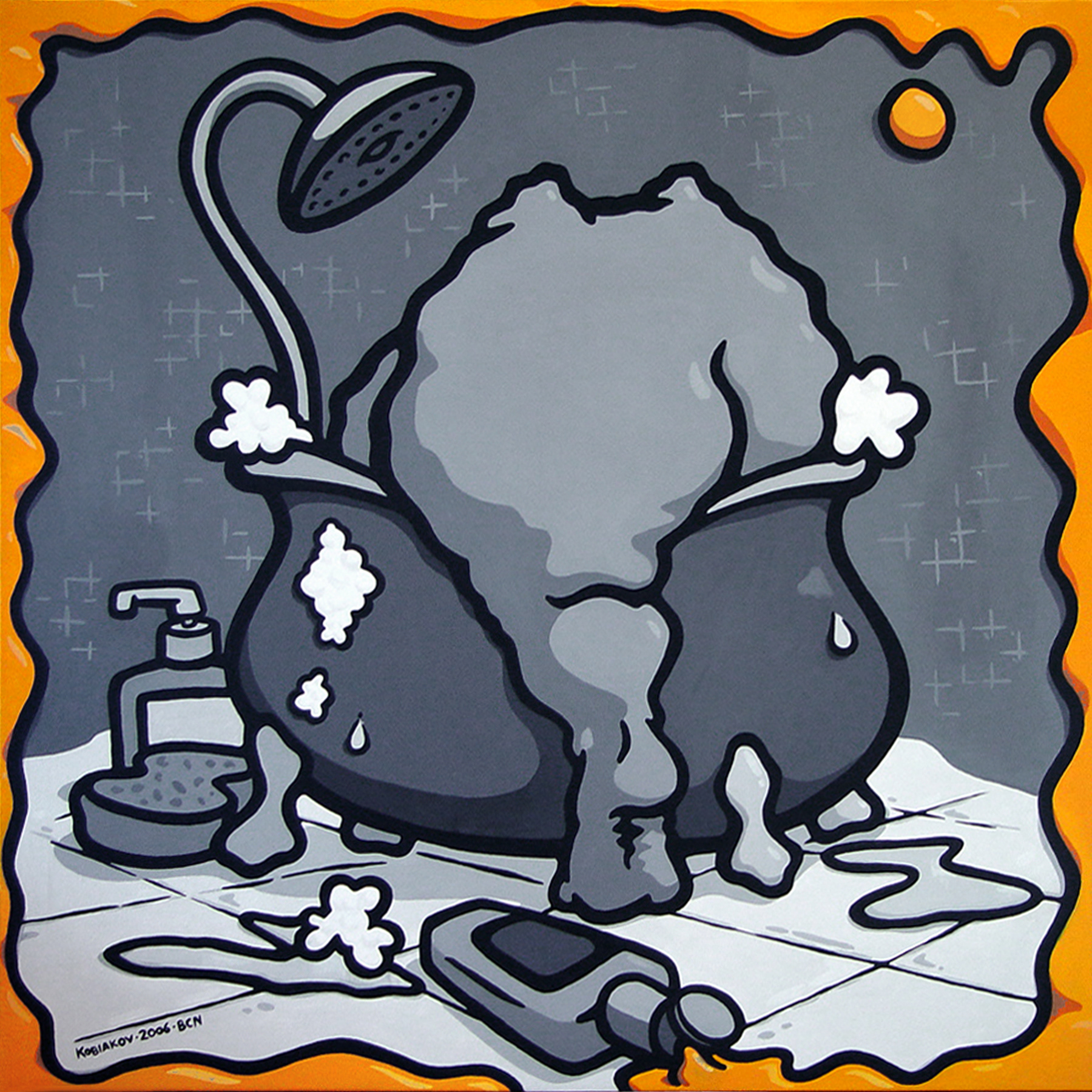 Champú, 100 x 100 cm