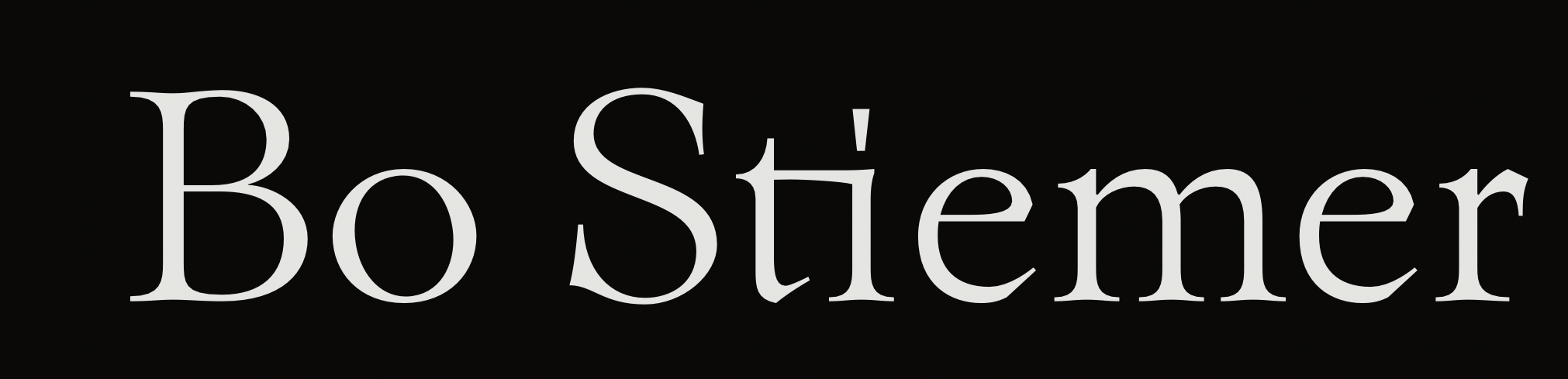 BO STIEMER