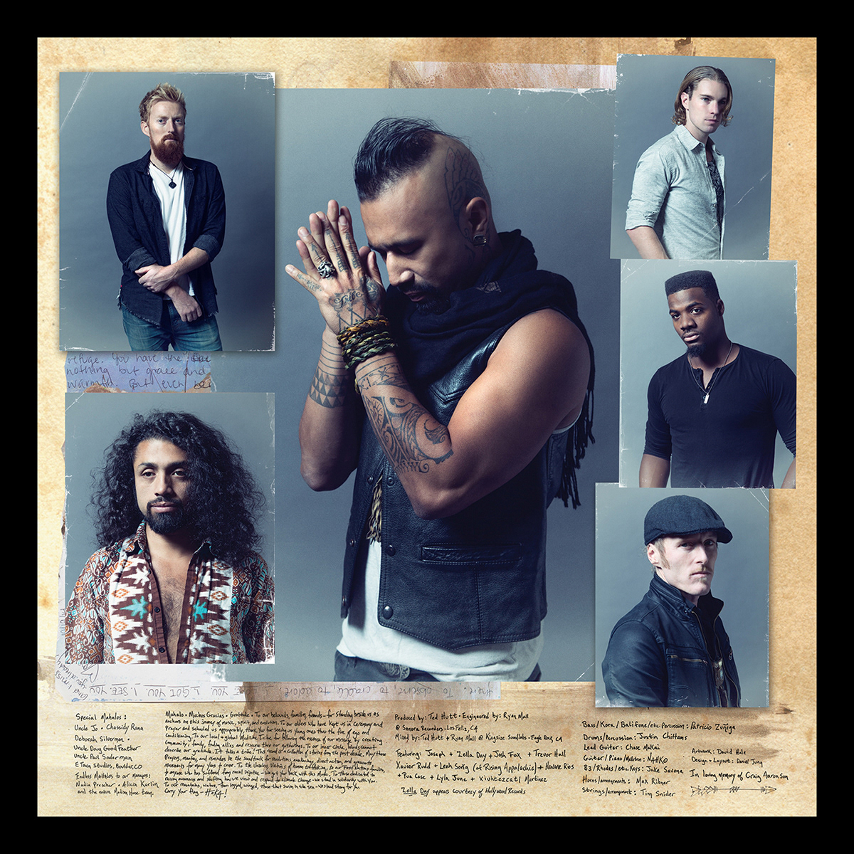 Album cover art, illustrative design, and promotional visuals for Nahko and Medicine for the People, handled by Daniel Jung of Lycaan Creative Agency.