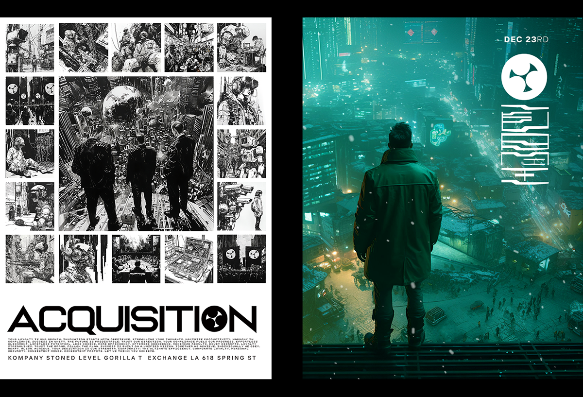 Tour branding, visual development, and event marketing design for Kompany, handled by Daniel Jung of Lycaan Creative Agency.