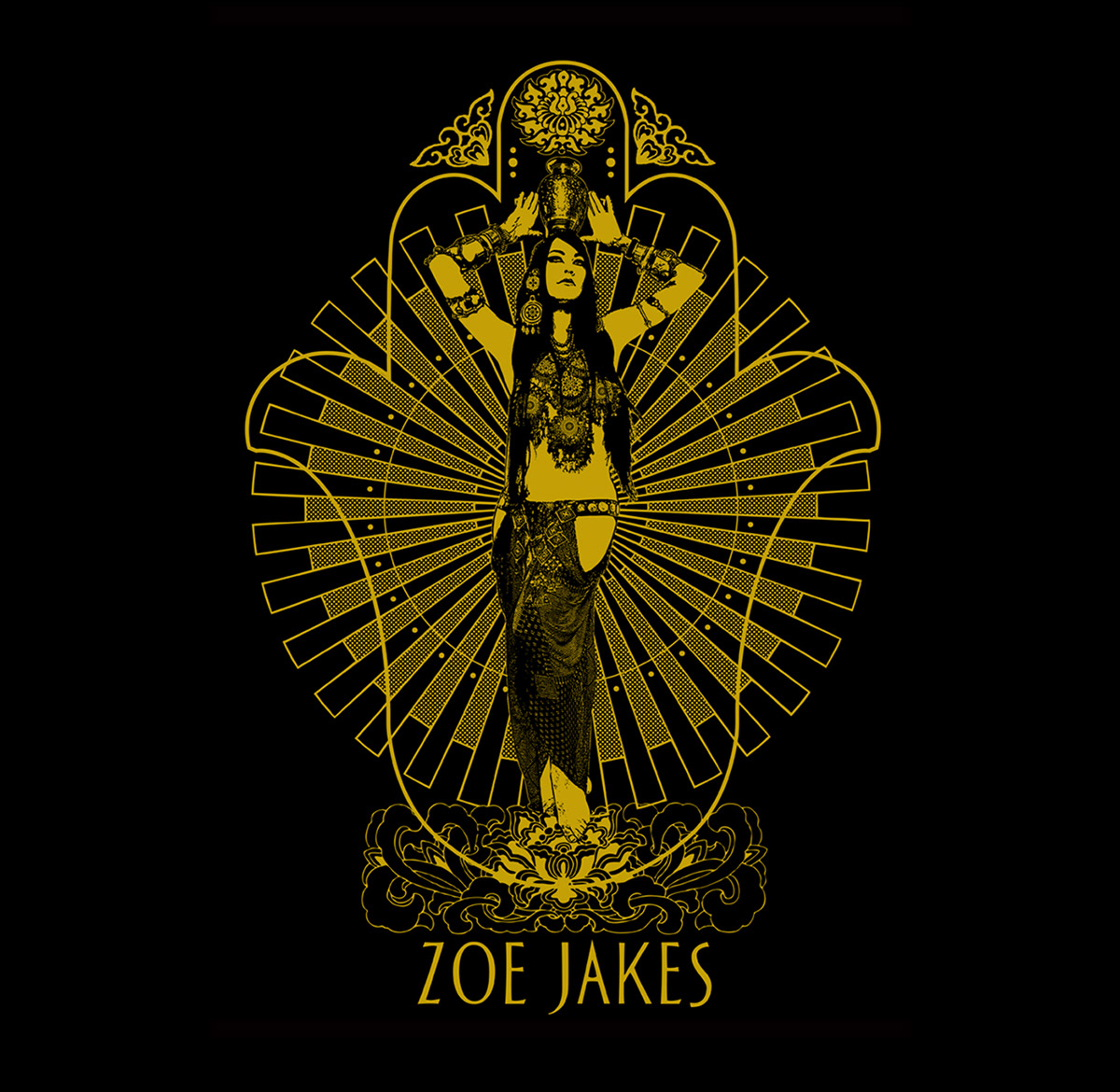 Event poster artwork and photo portraiture for Beats Antique performances, handled by Daniel Jung of Lycaan Creative Agency.