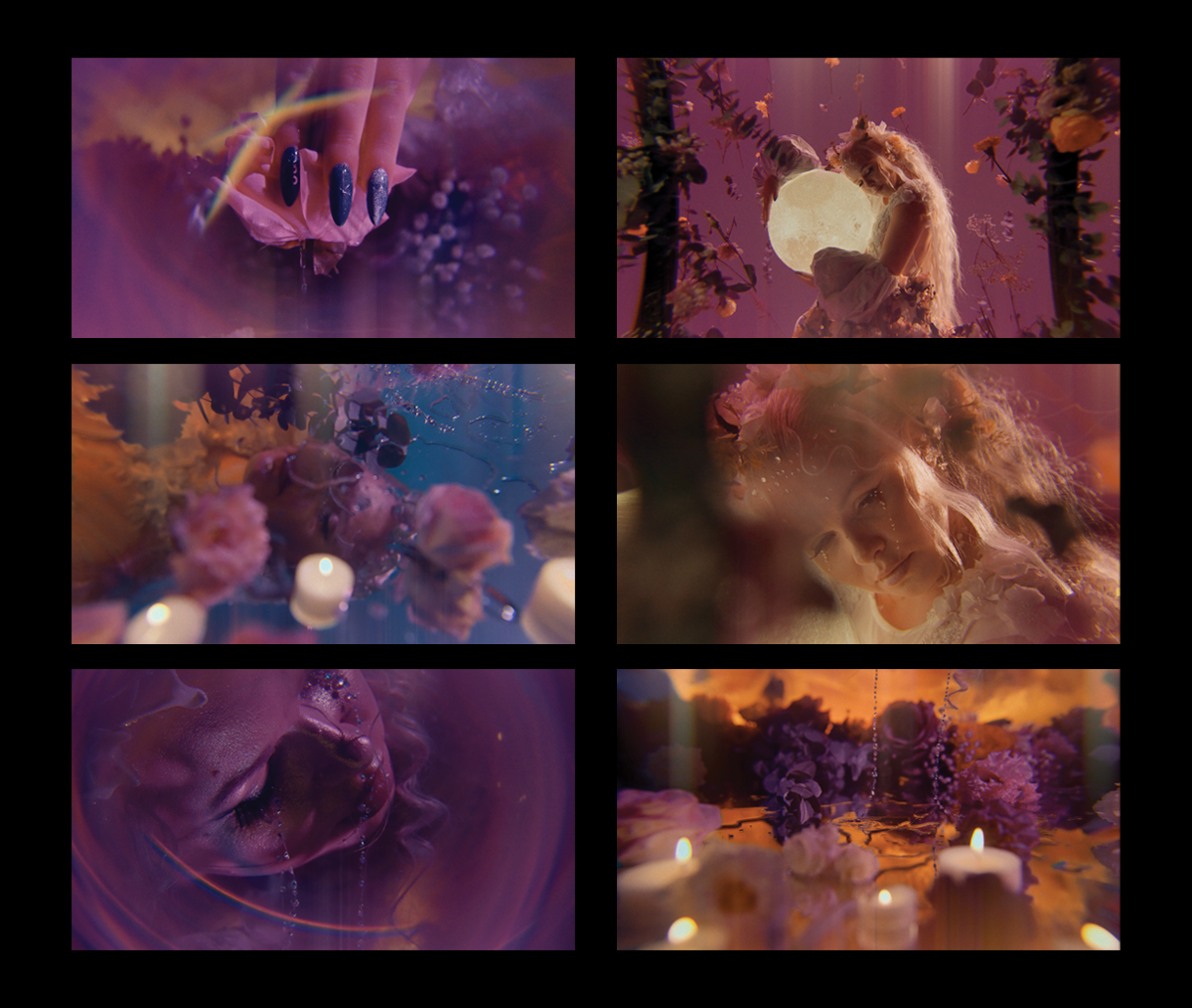 Concert visual content and graphic systems for Seven Lions performances, designed by Daniel Jung of Lycaan Creative Agency.