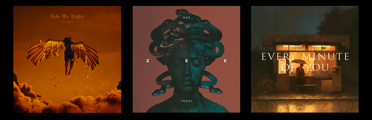 Visual branding and creative direction for Ophelia Records live events and releases, led by Daniel Jung of Lycaan Creative Agency.