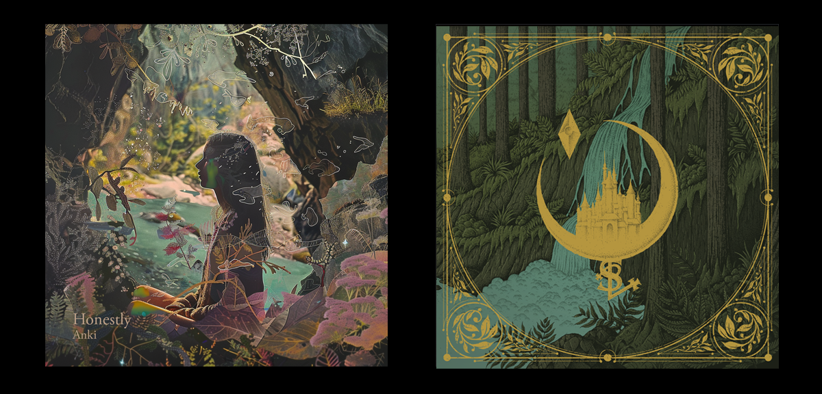 Creative direction and visual identity systems for Ophelia Records, designed by Daniel Jung of Lycaan Creative Agency.