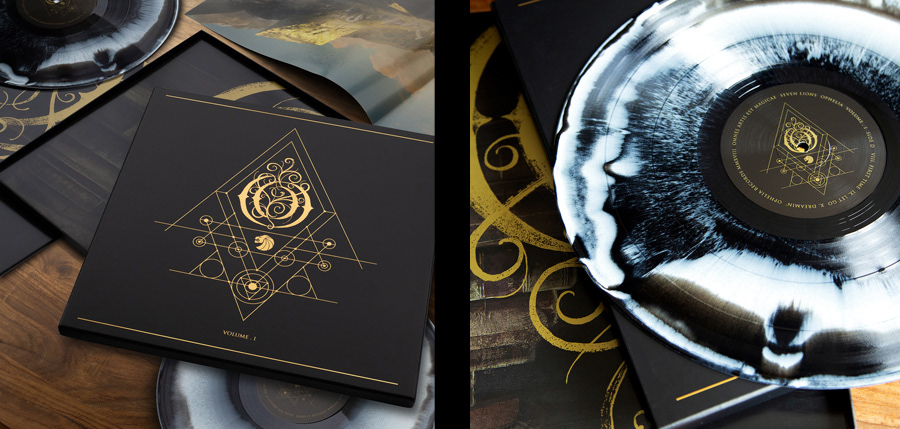 Packaging and LP vinyl artwork for Ophelia Records releases, created with graphic design and creative direction by Daniel Jung of Lycaan Creative Agency.