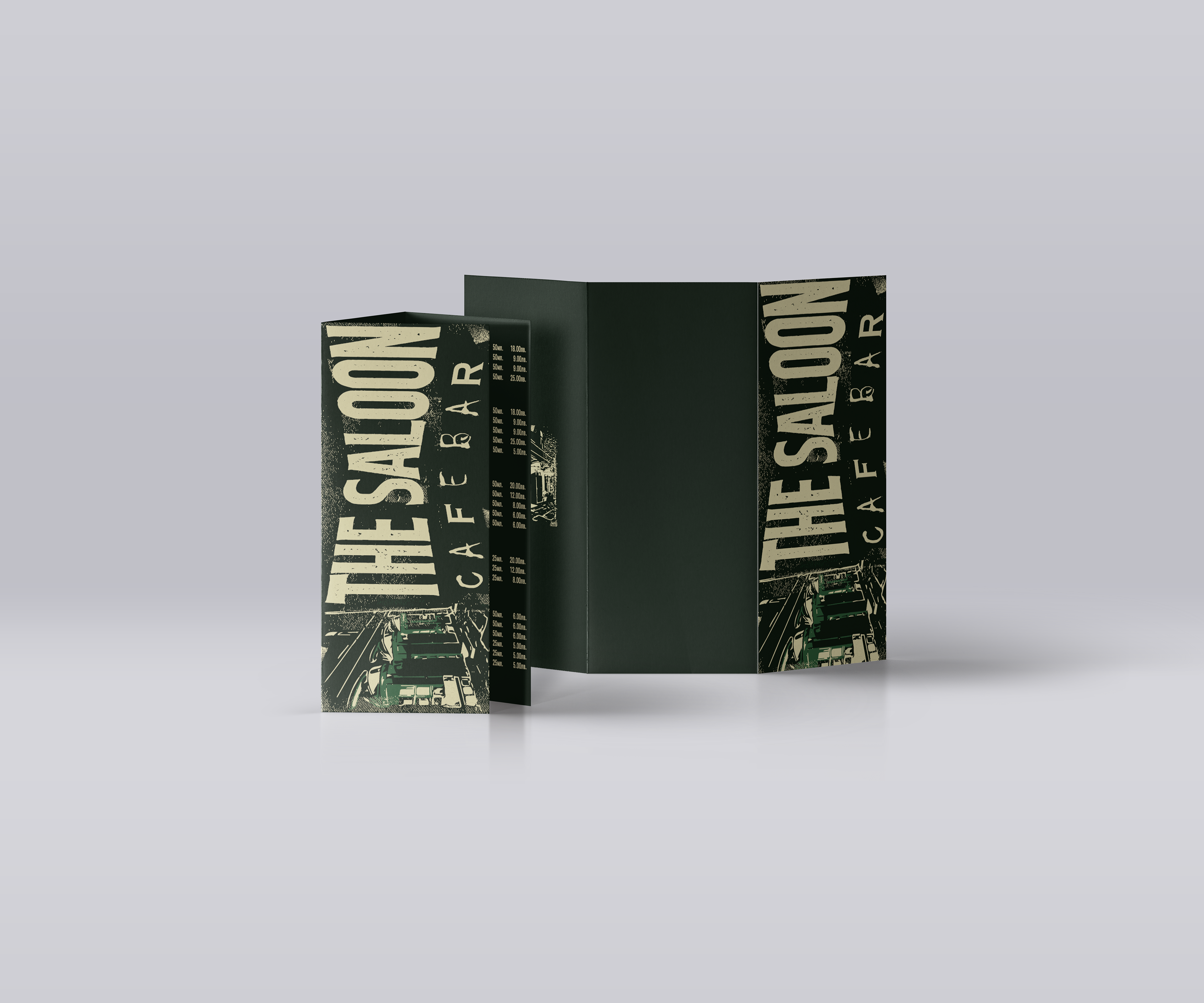 menu design mockup