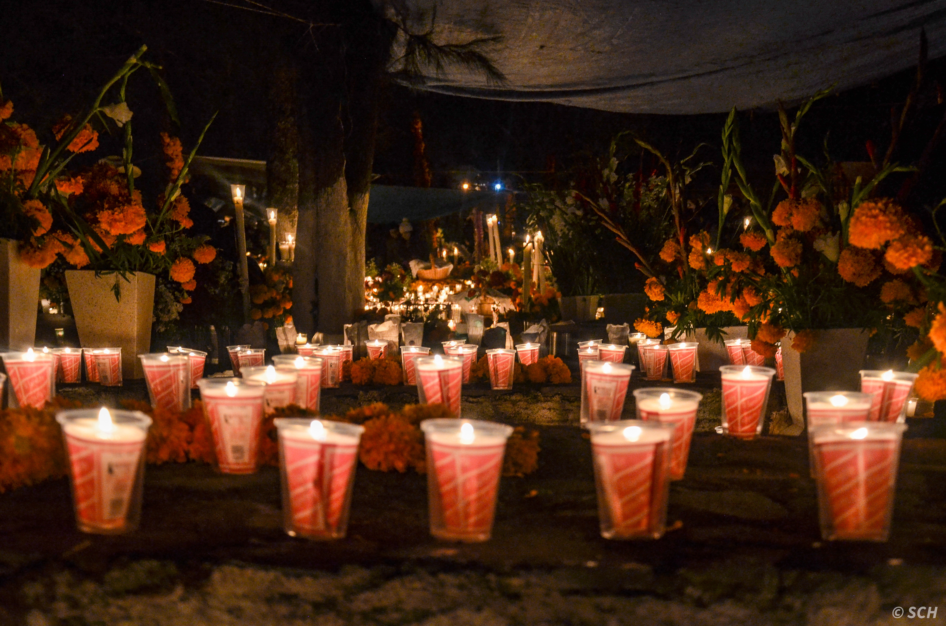 Noche de Muertos en Tzintzuntzan, Michoacán, México