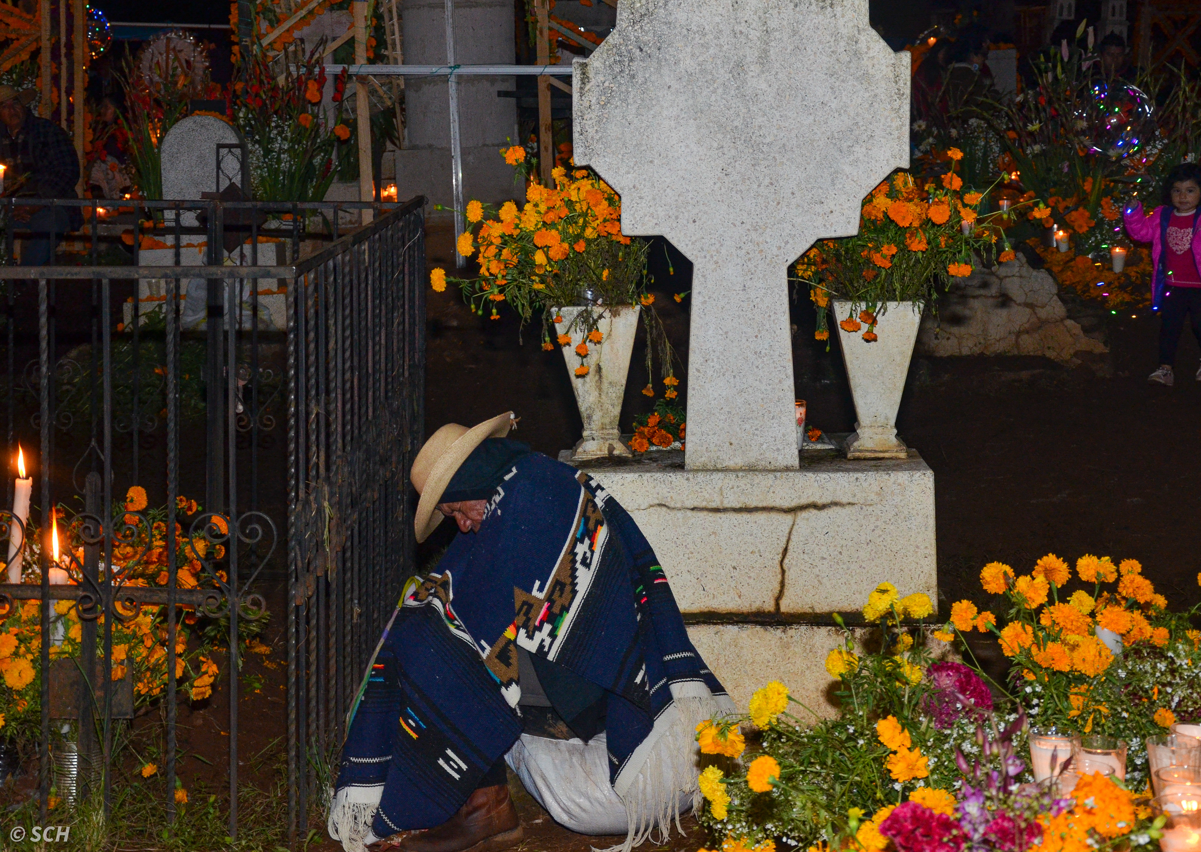 Noche de Muertos en Tzintzuntzan, Michoacán, México