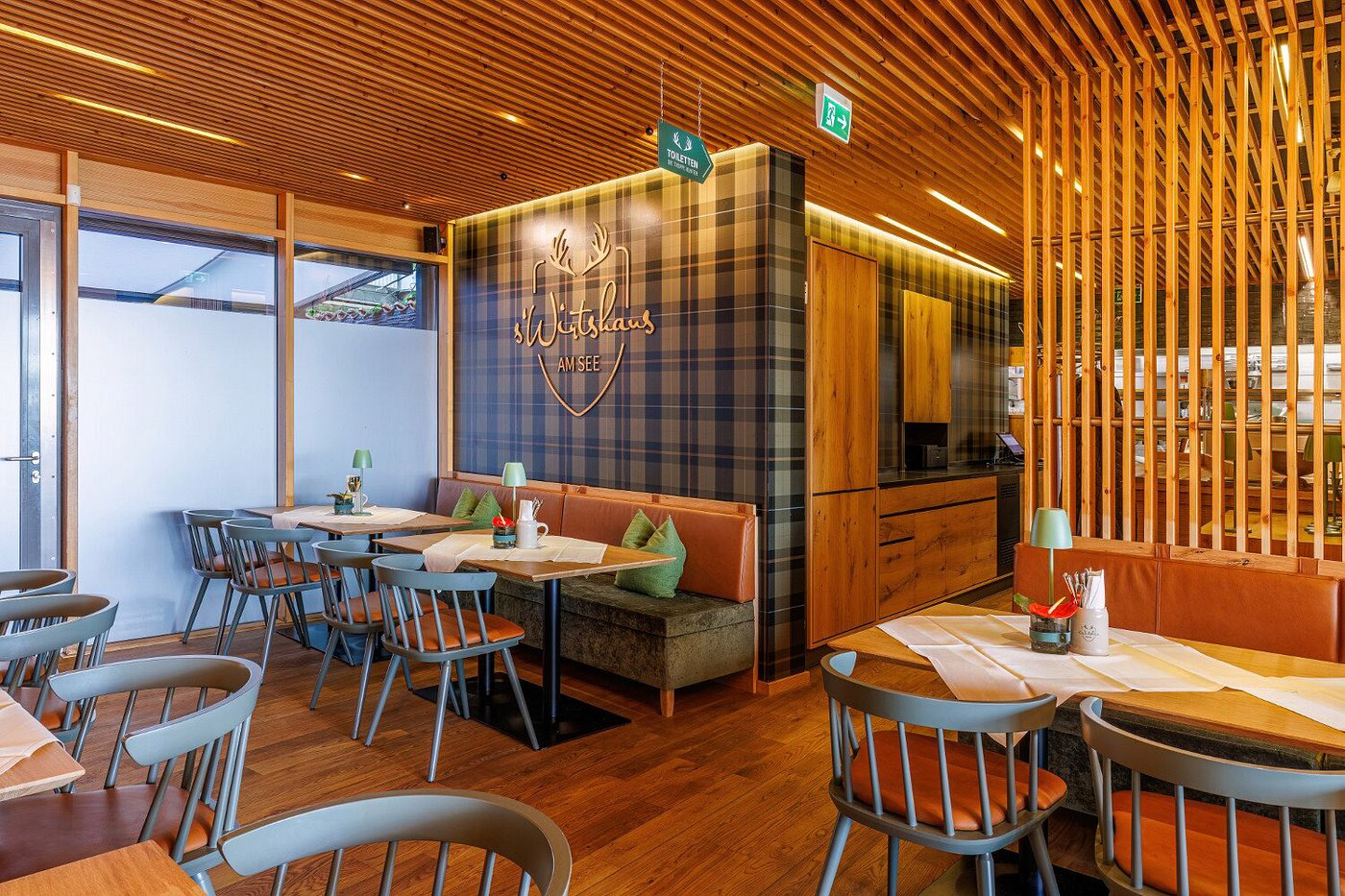 This is a photo off of the internet, because I didn't take one, but this is from where we sat in the restaurant.