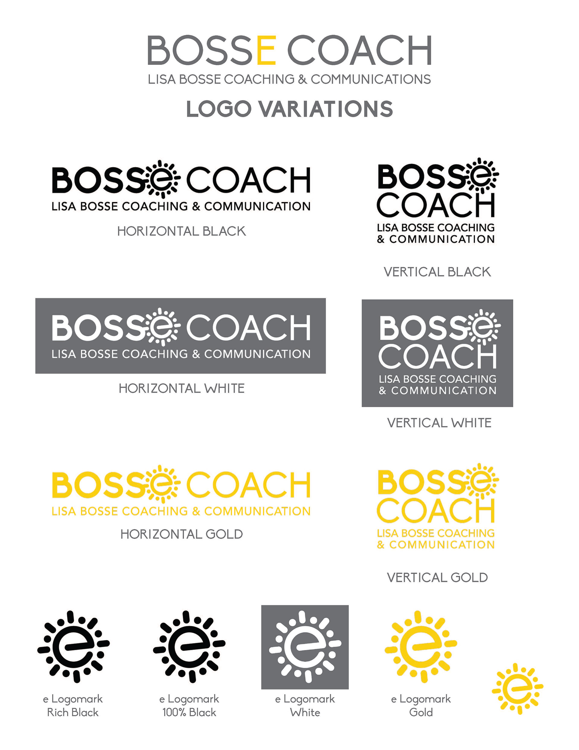 Bosse Coach Logo Variations