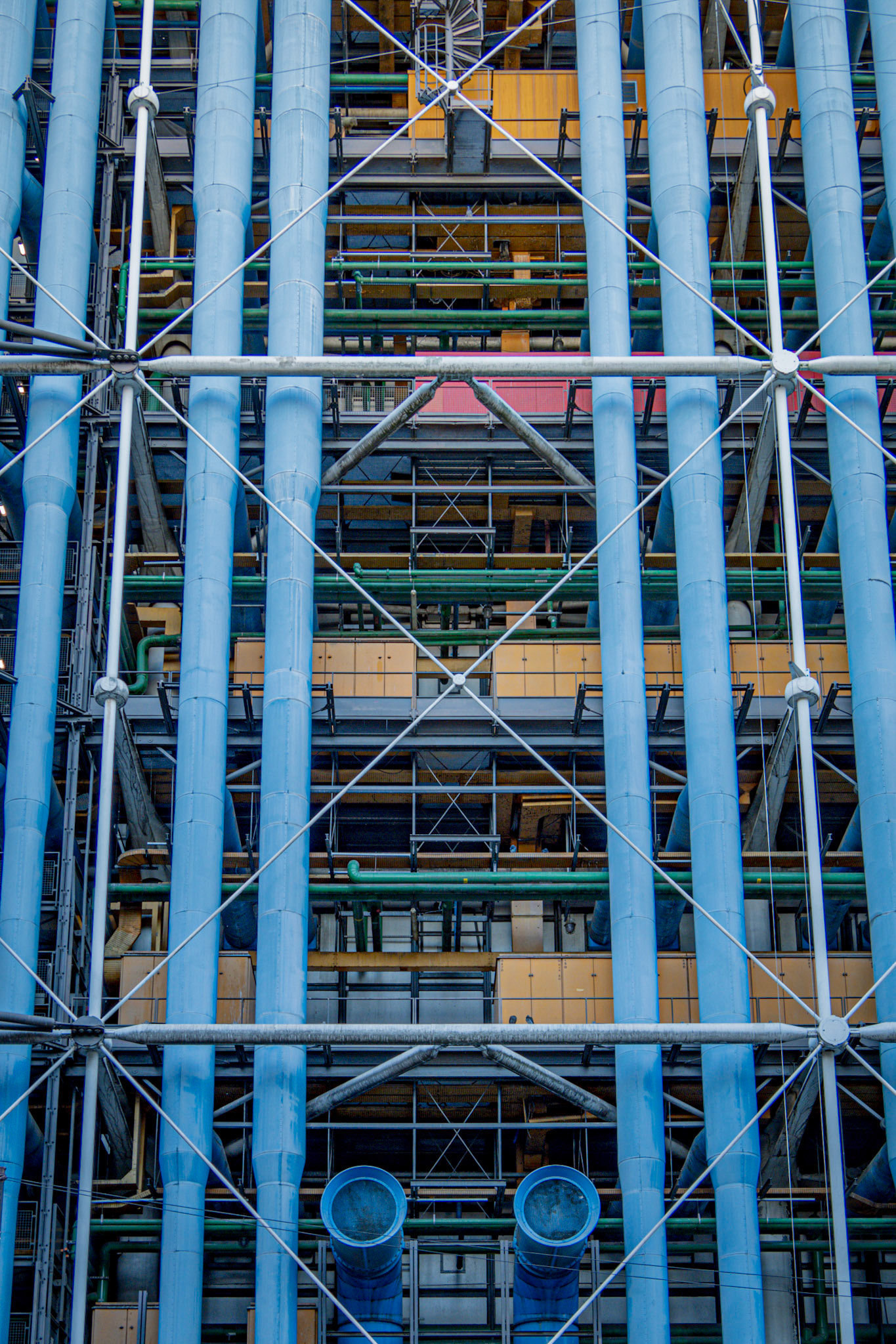 Blue tubes